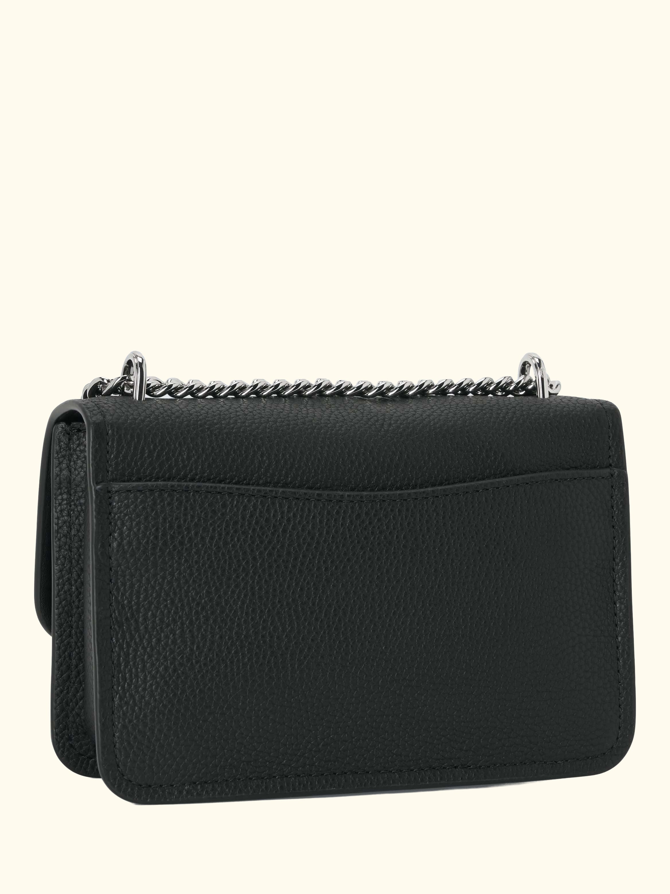 Claire Leather Crossbody Bag, Black
