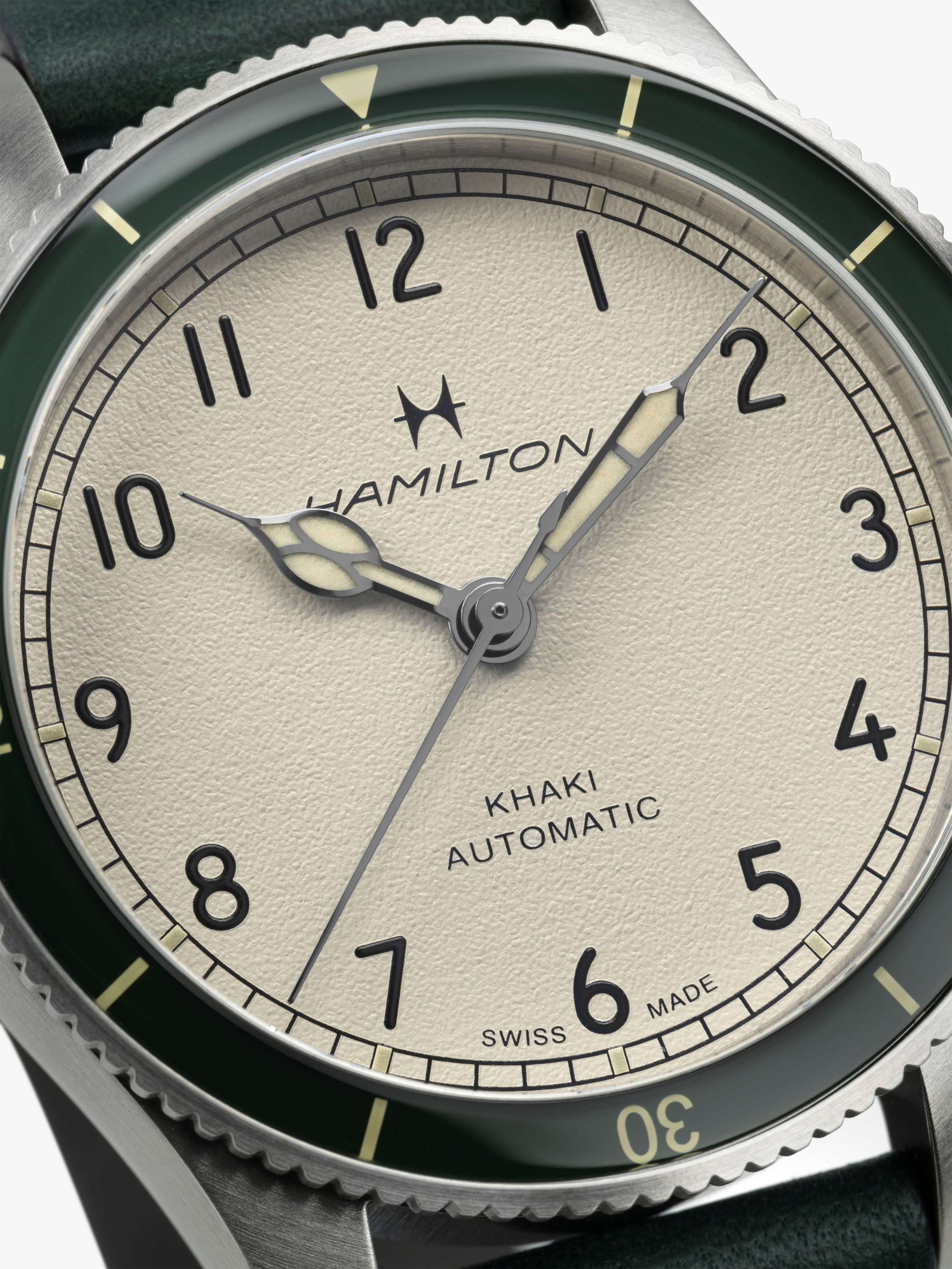 H76255810 Unisex Jazzmaster Skeleton Leather Strap Watch, White