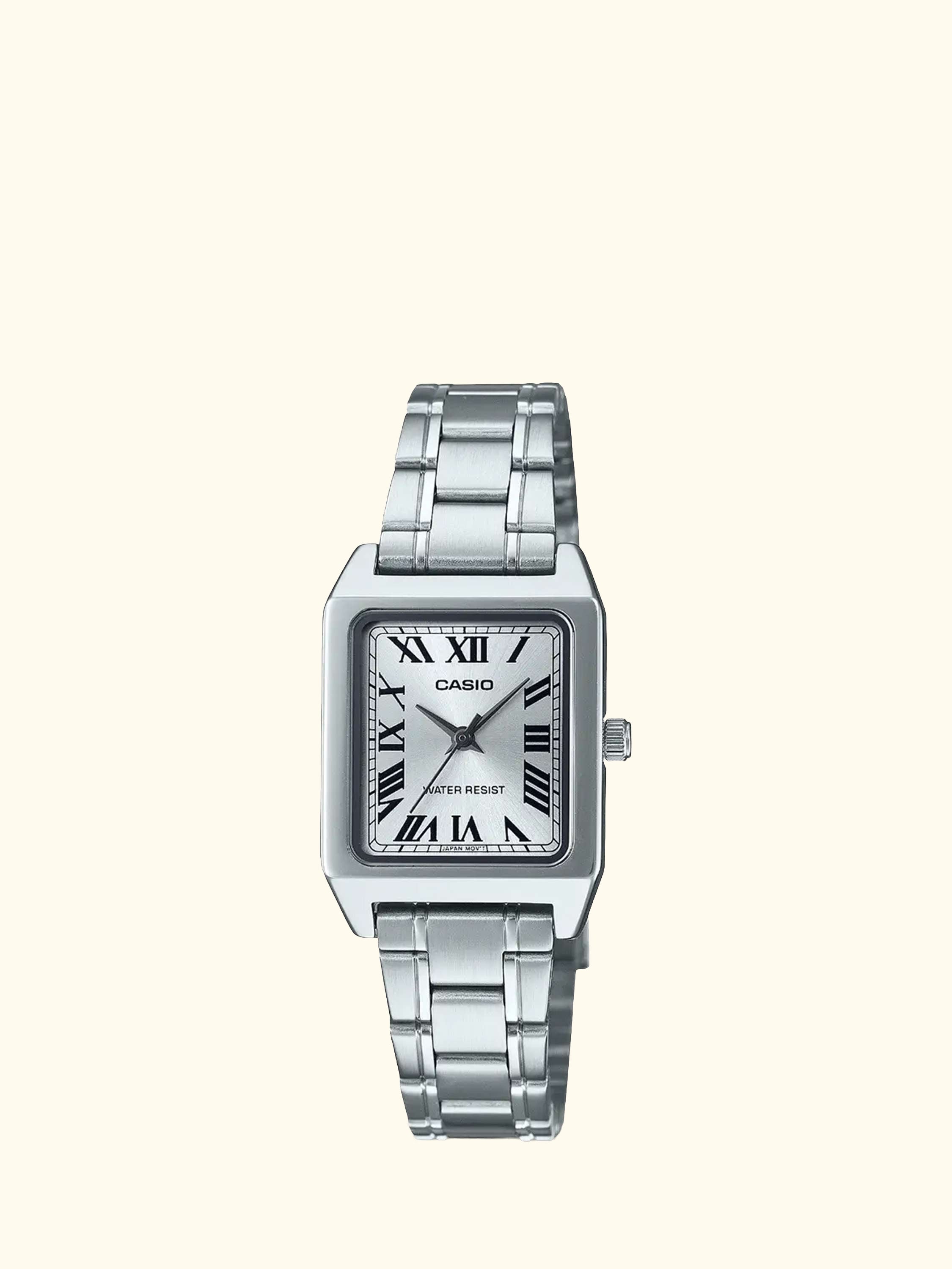 LTP-B150D-7BEF Unisex Analogue Bracelet Strap Watch, Silver
