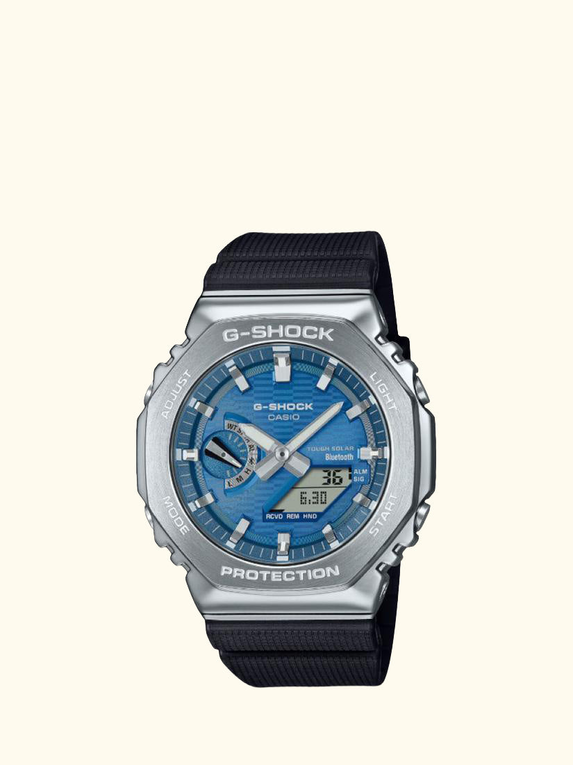 GBM-2100A-2BER Men's Solar Watch, Blue