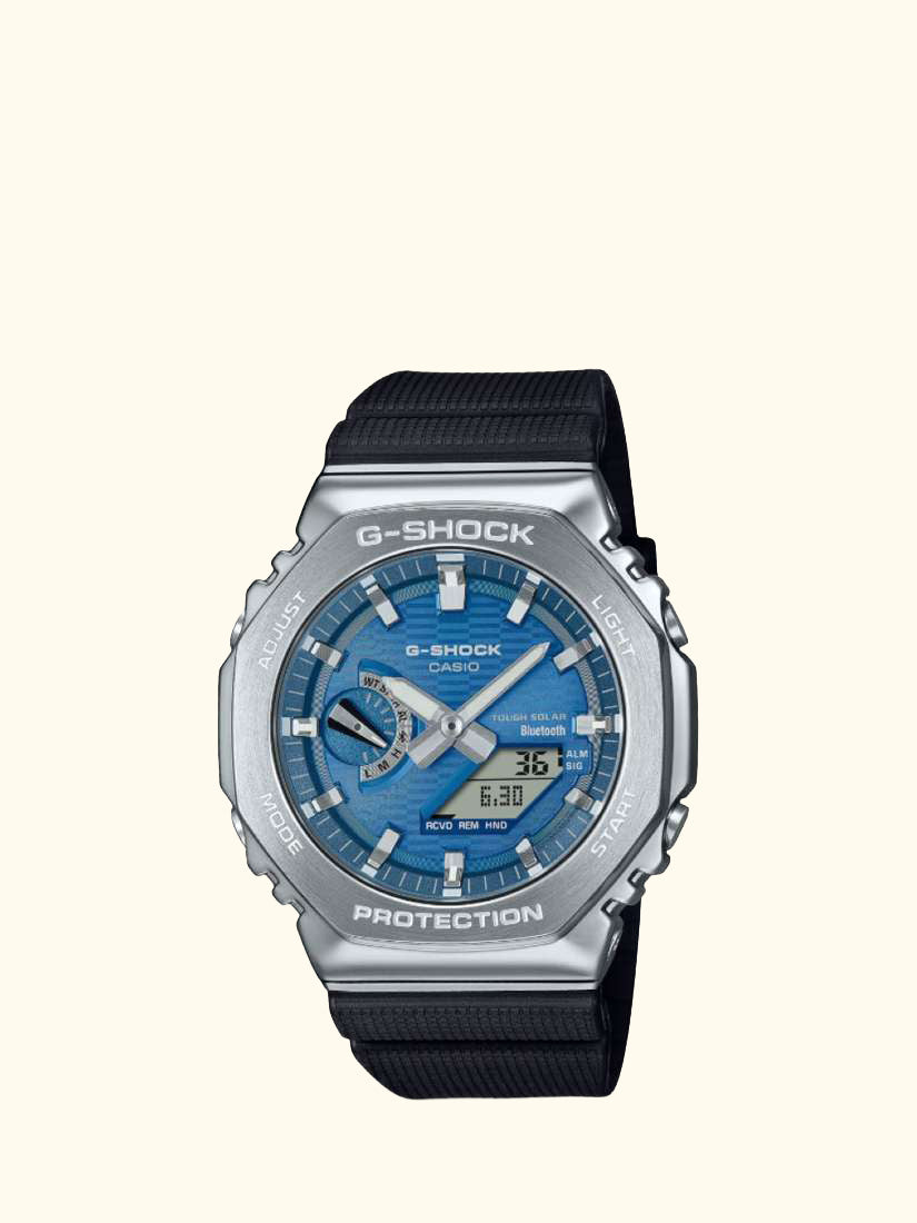 GBM-2100A-2BER Men's Solar Watch, Blue