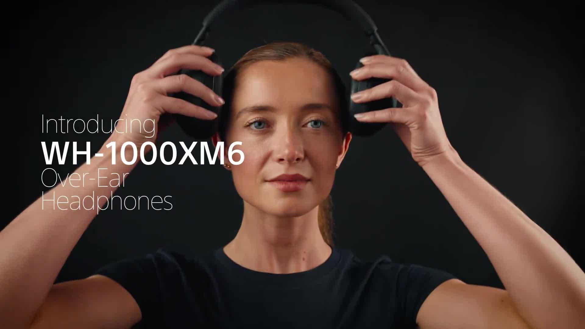 WH-1000XM6 Noise Cancelling Wireless Bluetooth High Resolution Audio Over-Ear Headphones with Mic/Remote