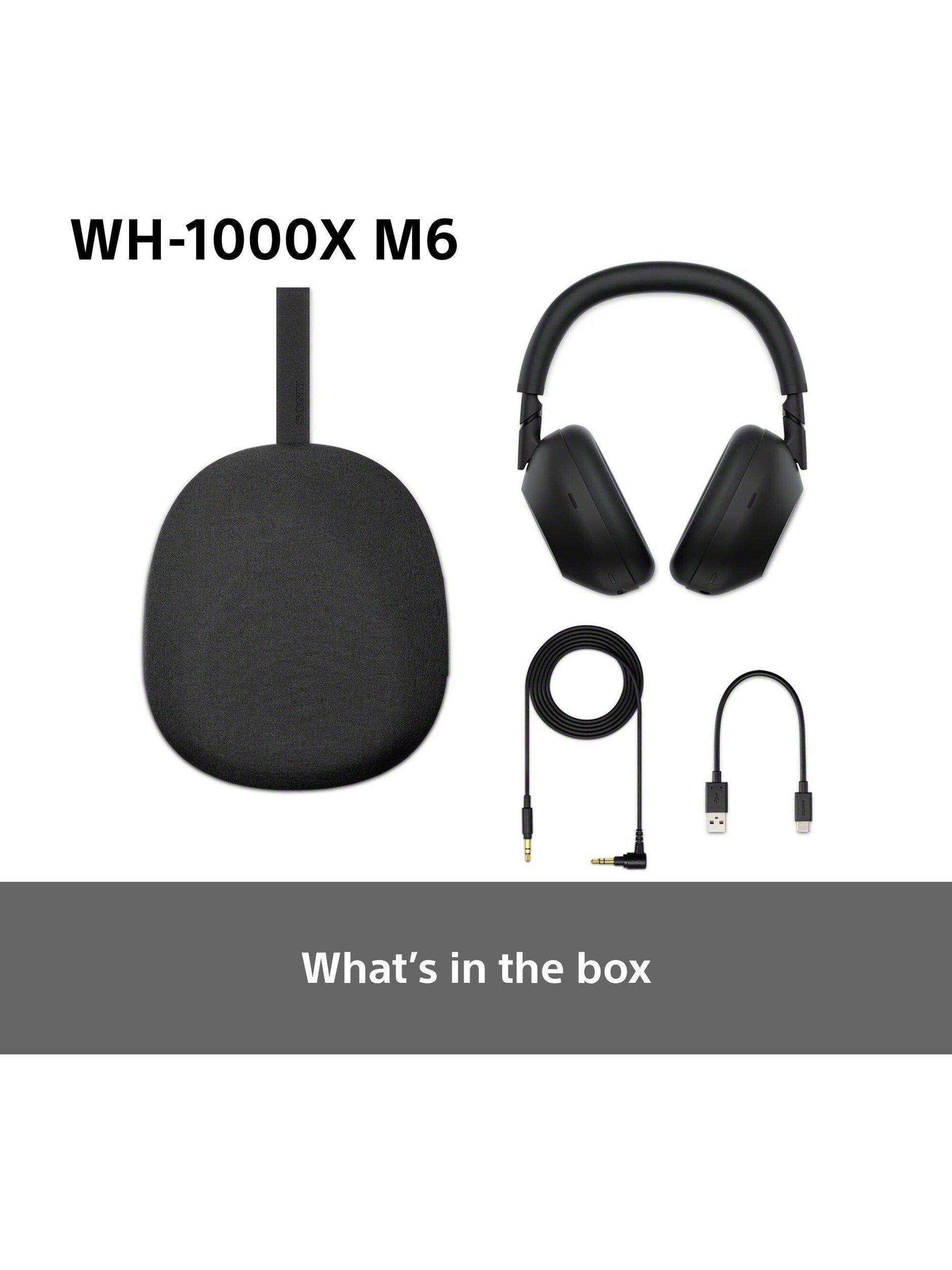 WH-1000XM6 Noise Cancelling Wireless Bluetooth High Resolution Audio Over-Ear Headphones with Mic/Remote