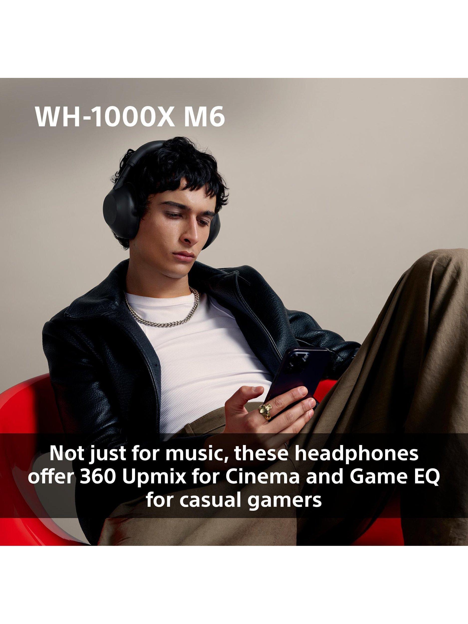 WH-1000XM6 Noise Cancelling Wireless Bluetooth High Resolution Audio Over-Ear Headphones with Mic/Remote