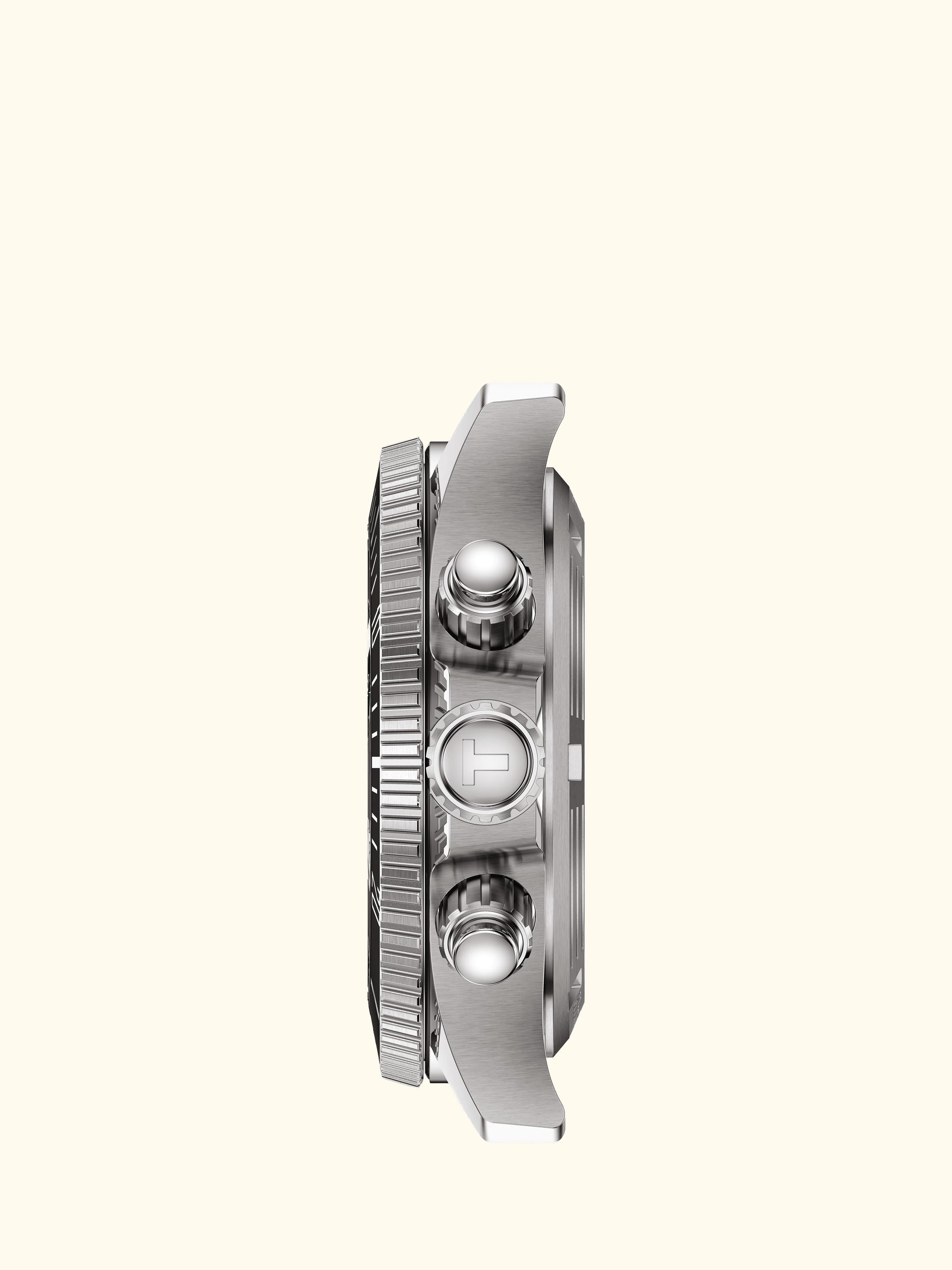 T1202171106100 Seastar Unisex Quartz Chronograph Bracelet Strap Watch, Grey/Silver