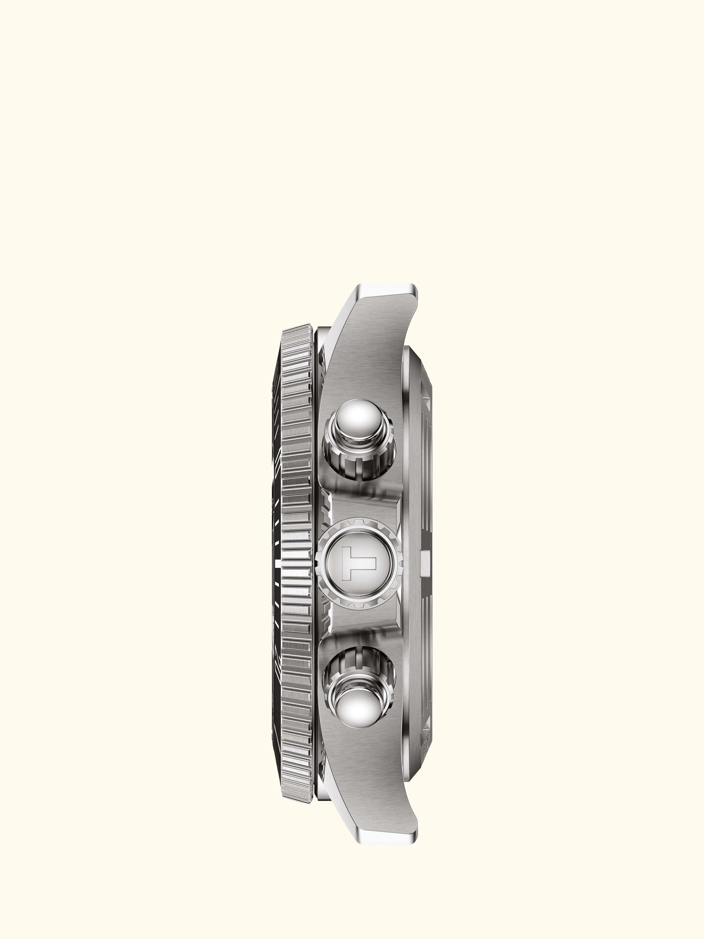T1202171106100 Seastar Unisex Quartz Chronograph Bracelet Strap Watch, Grey/Silver