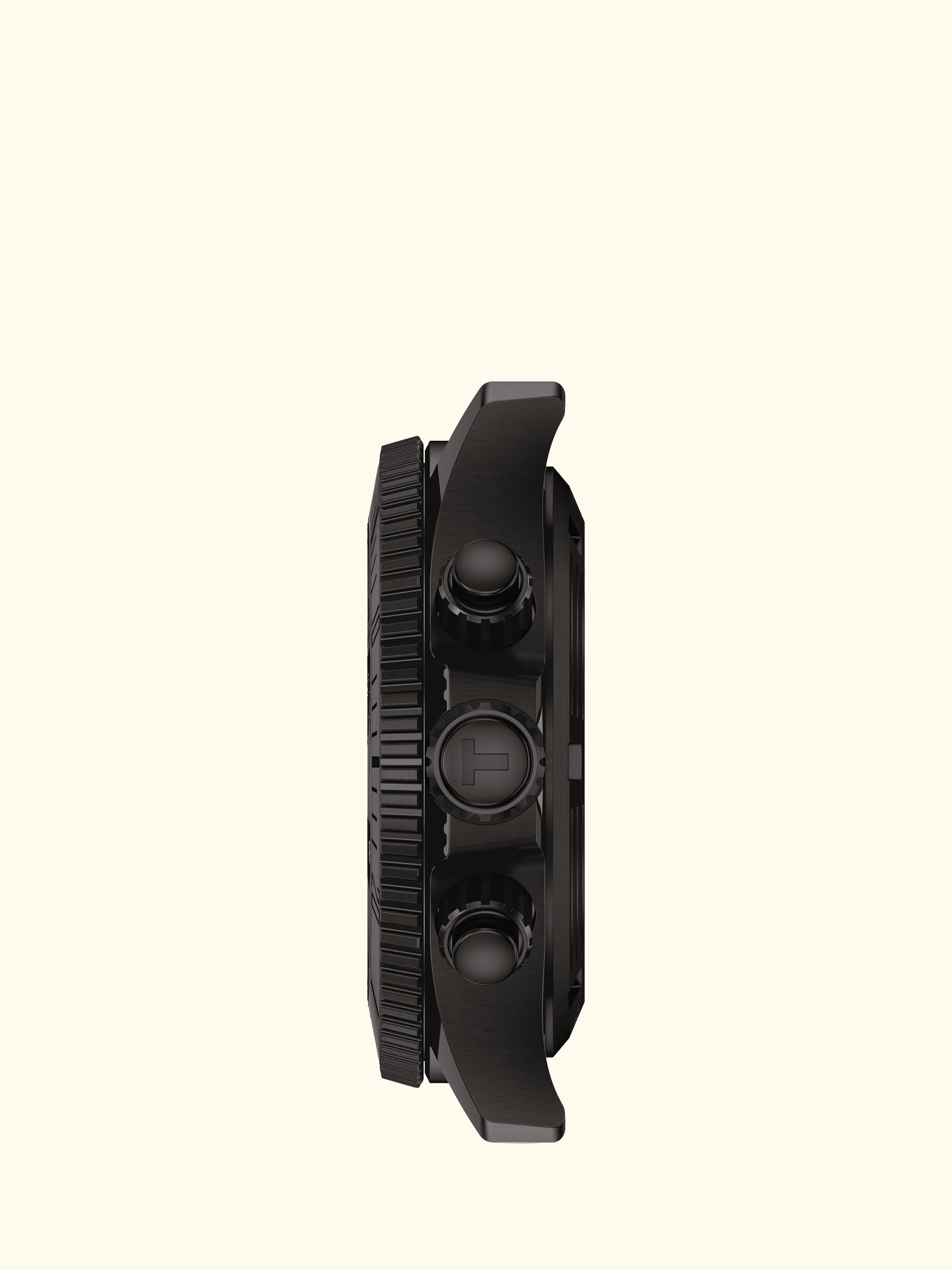 T1202173306100 Seastar Unisex Quartz Chronograph Bracelet Strap Watch, Black