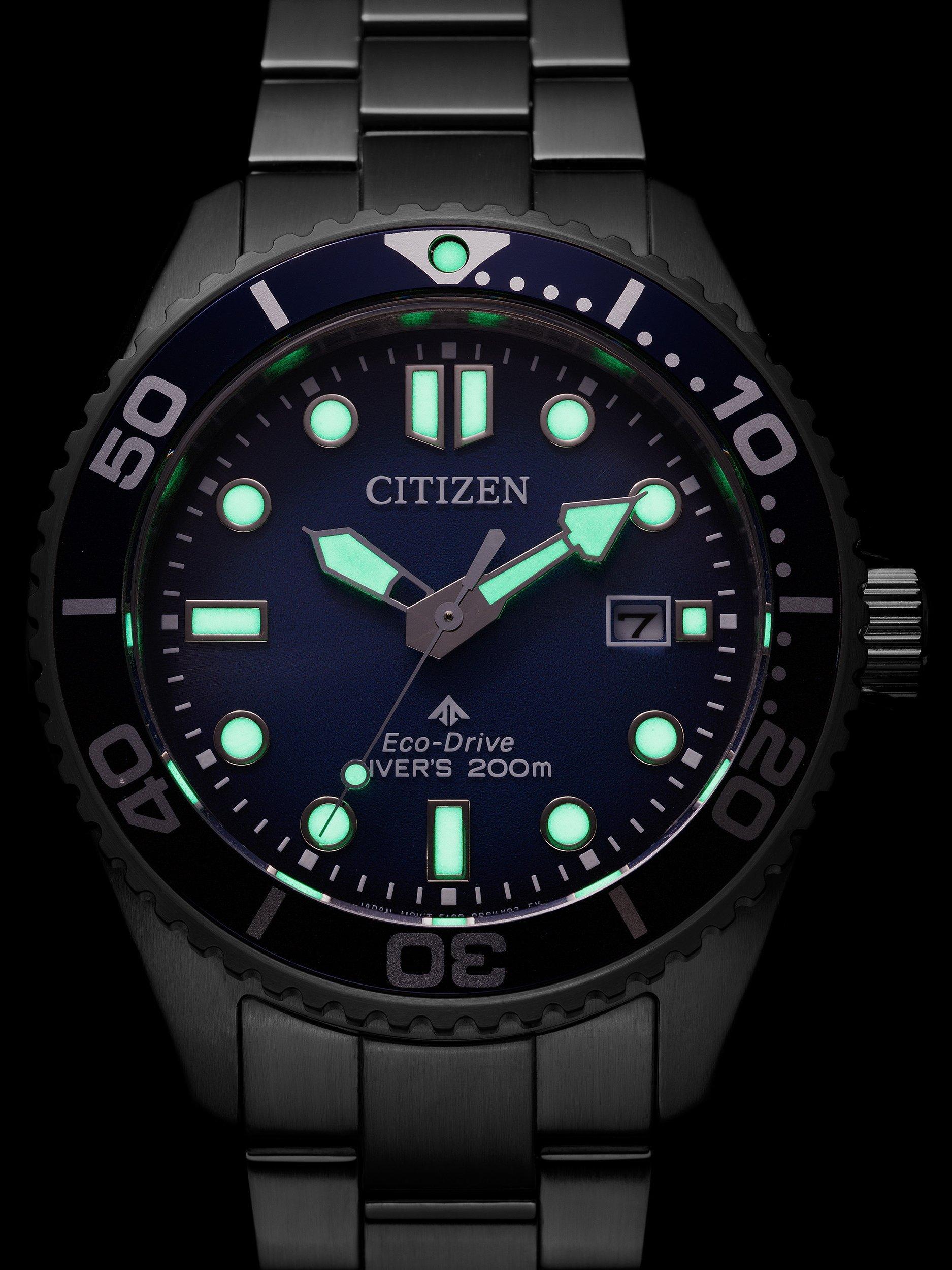 BN0260-54L Men's PROMASTER Diving Bracelet Strap Watch, Blue