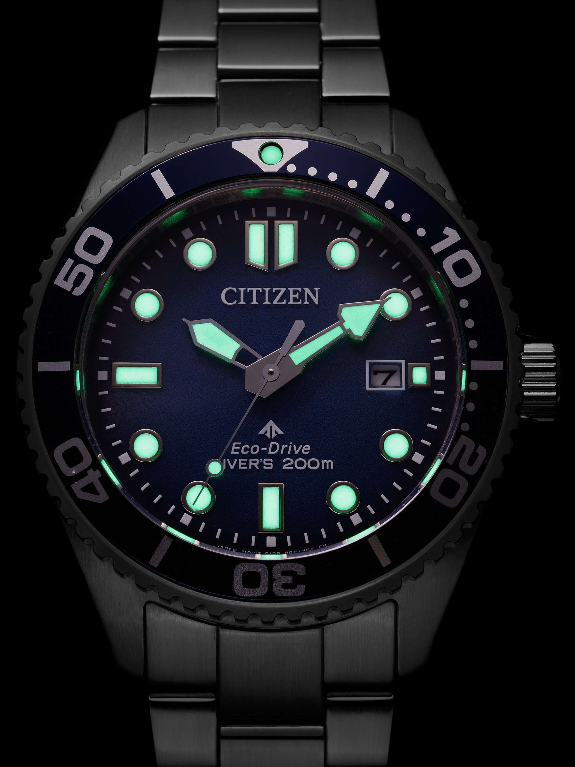 BN0260-54L Men's PROMASTER Diving Bracelet Strap Watch, Blue