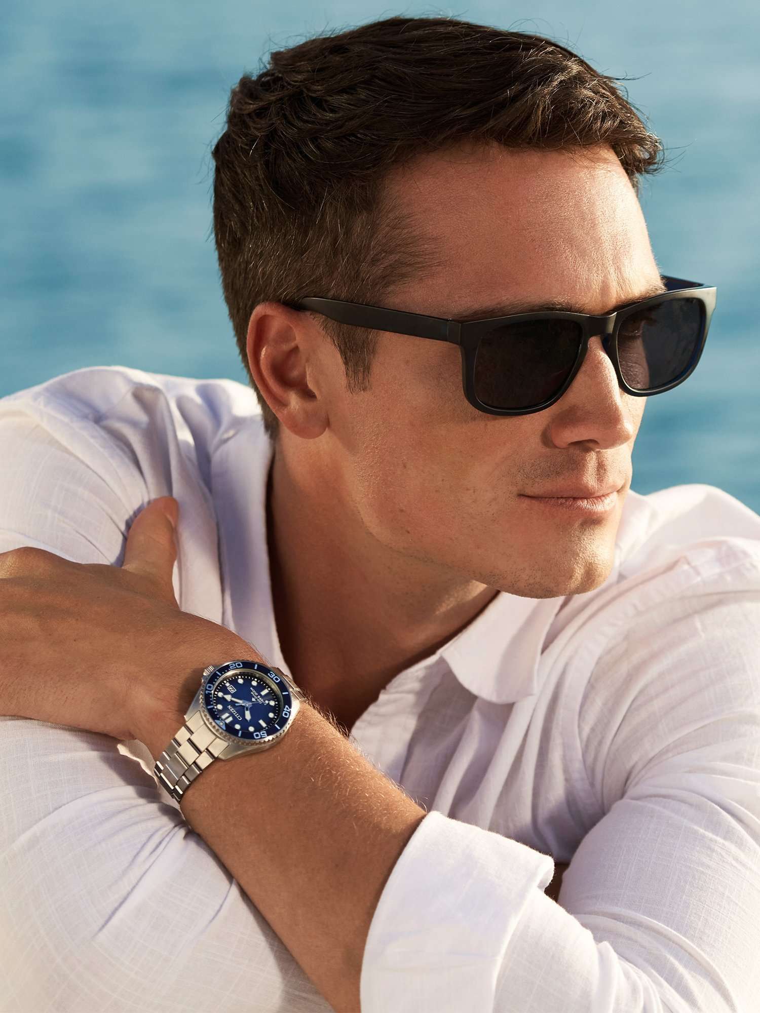 BN0260-54L Men's PROMASTER Diving Bracelet Strap Watch, Blue