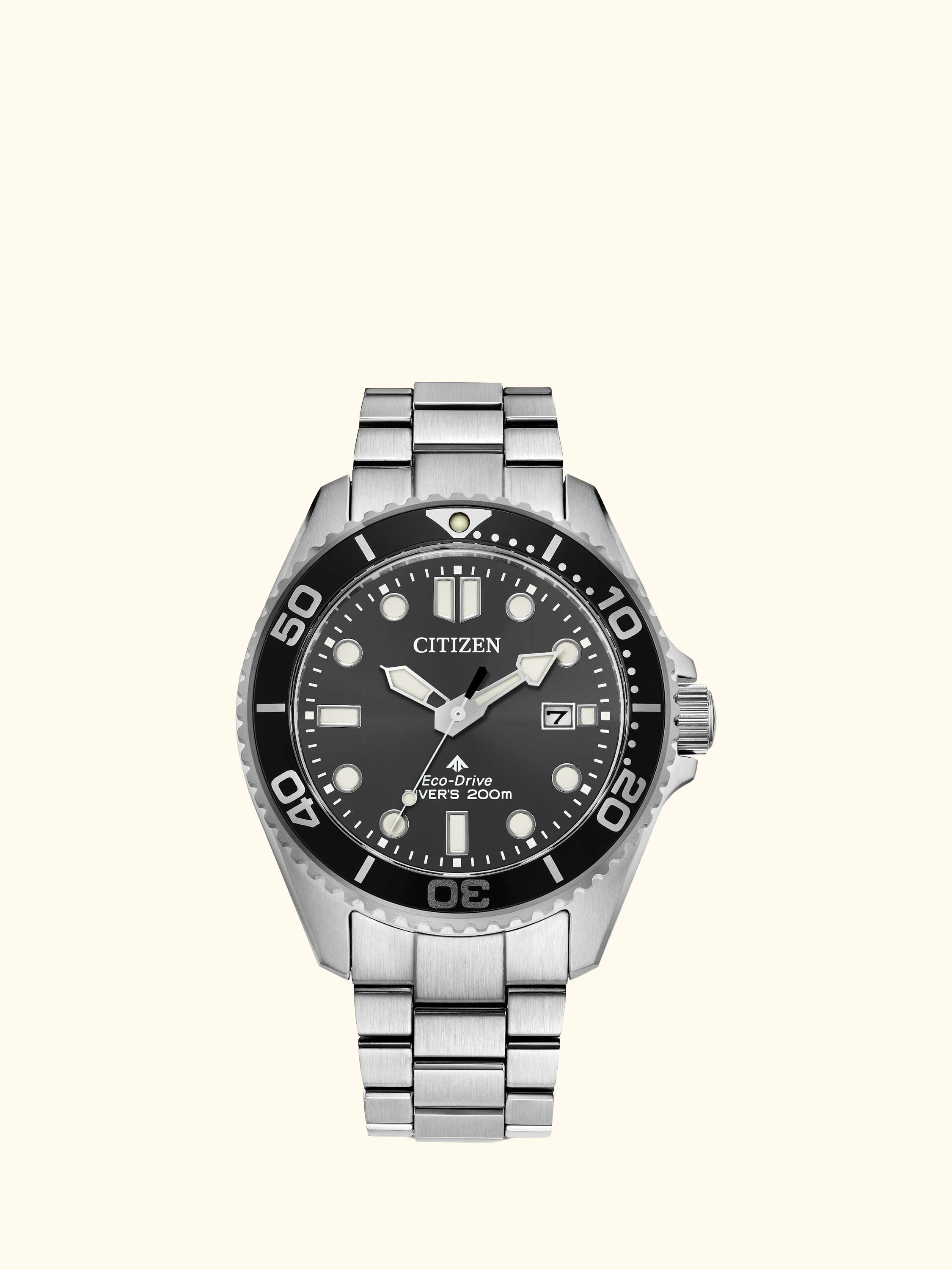 BN0261-51E Men's PROMASTER Diving Bracelet Strap Watch, Black
