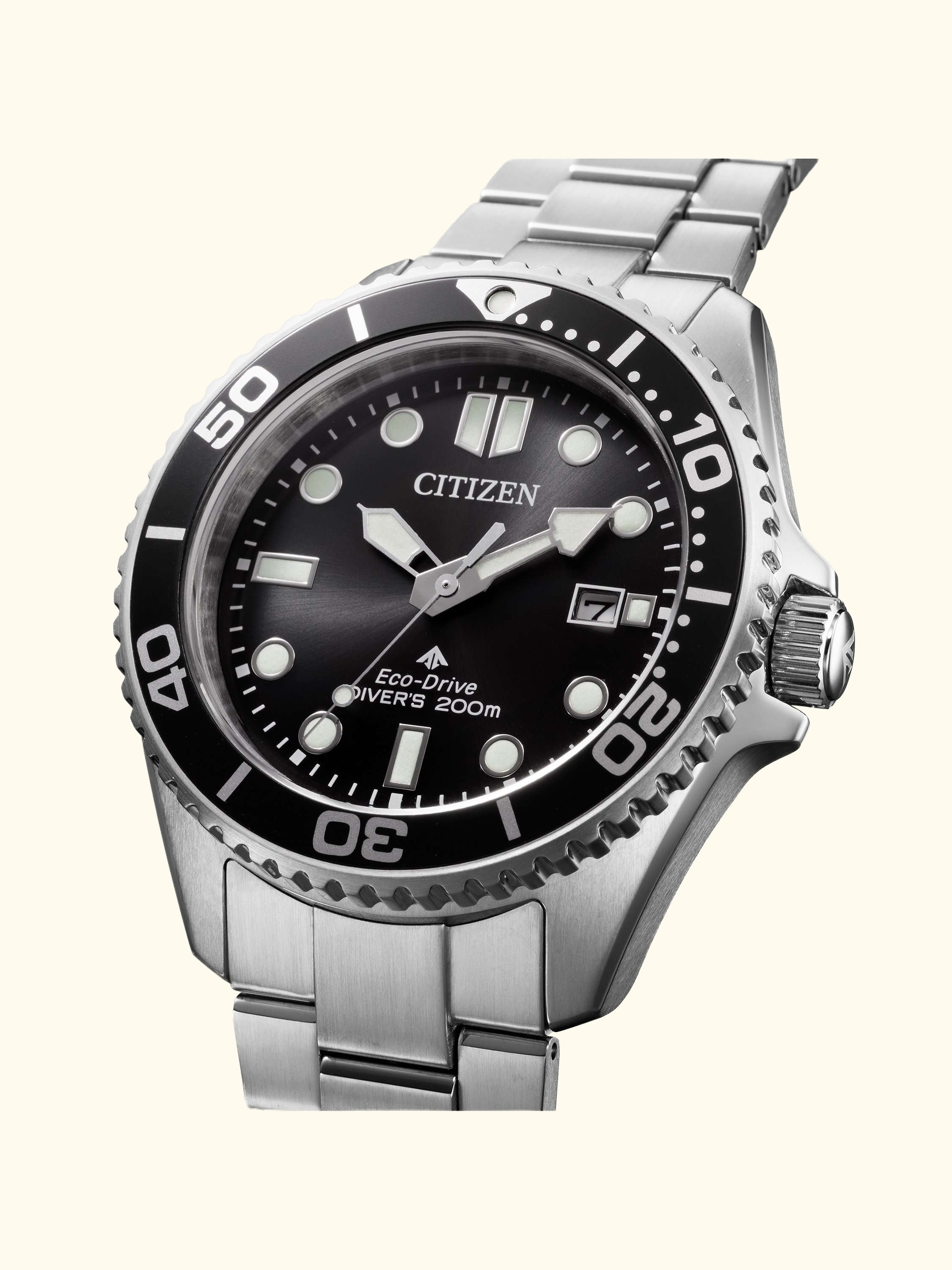 BN0261-51E Men's PROMASTER Diving Bracelet Strap Watch, Black