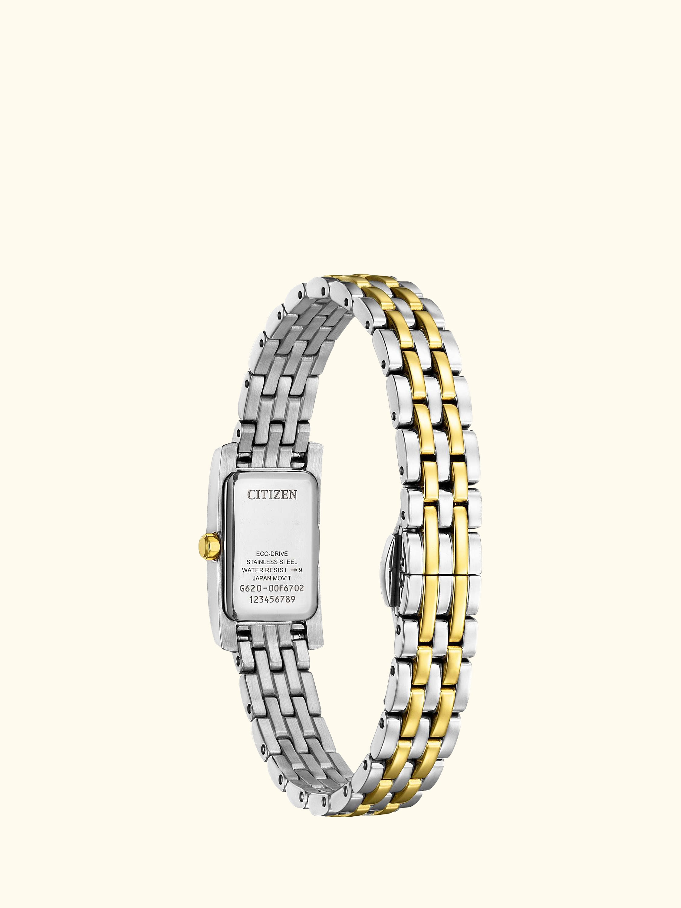 EG7114-53D Women's Petite Palidoro Bracelet Strap Watch, Two Tone