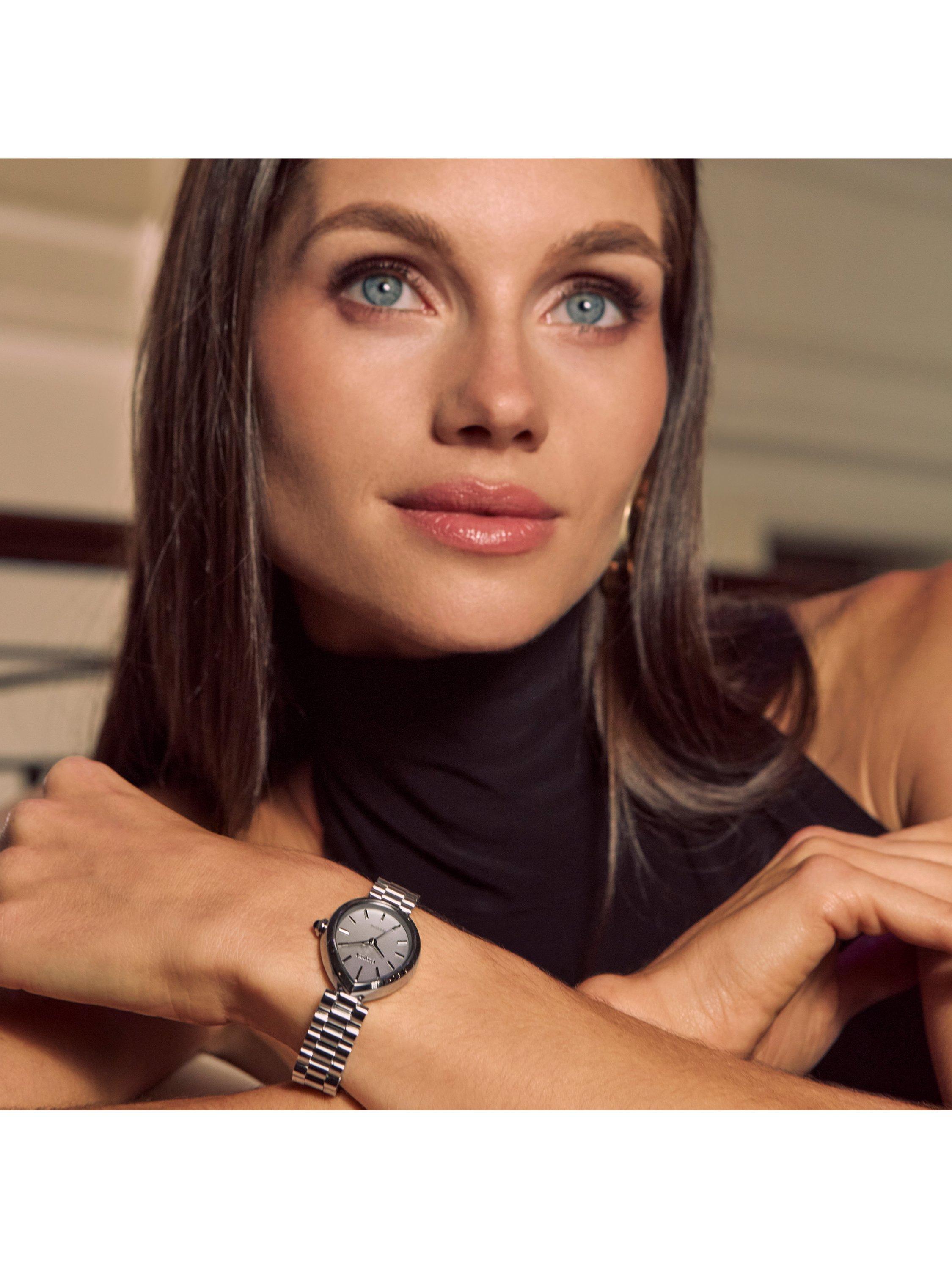 EM1200-55A Women's Rainell Bracelet Strap Watch, Silver