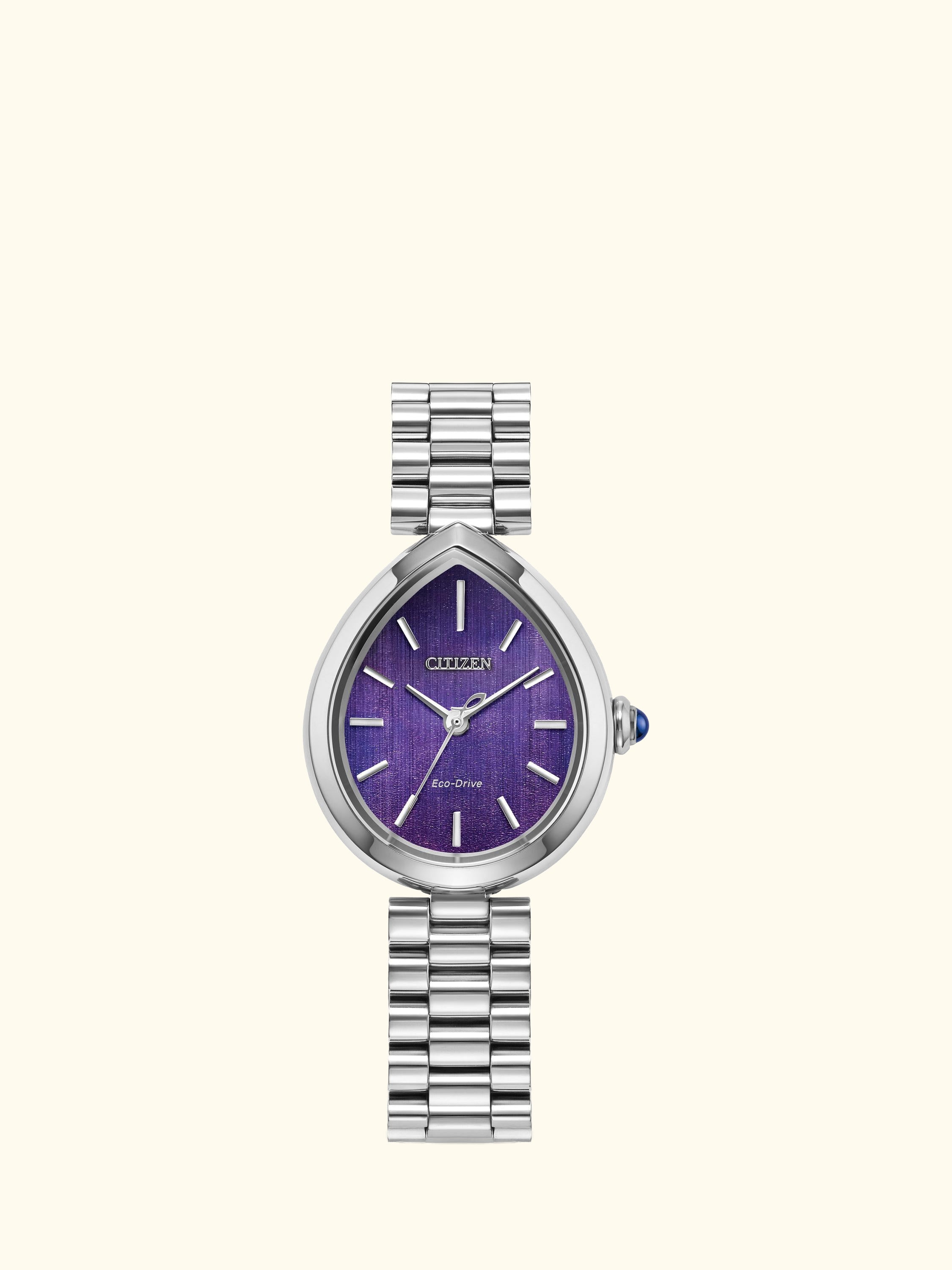EM1200-55X Women's Rainell Bracelet Strap Watch, Purple
