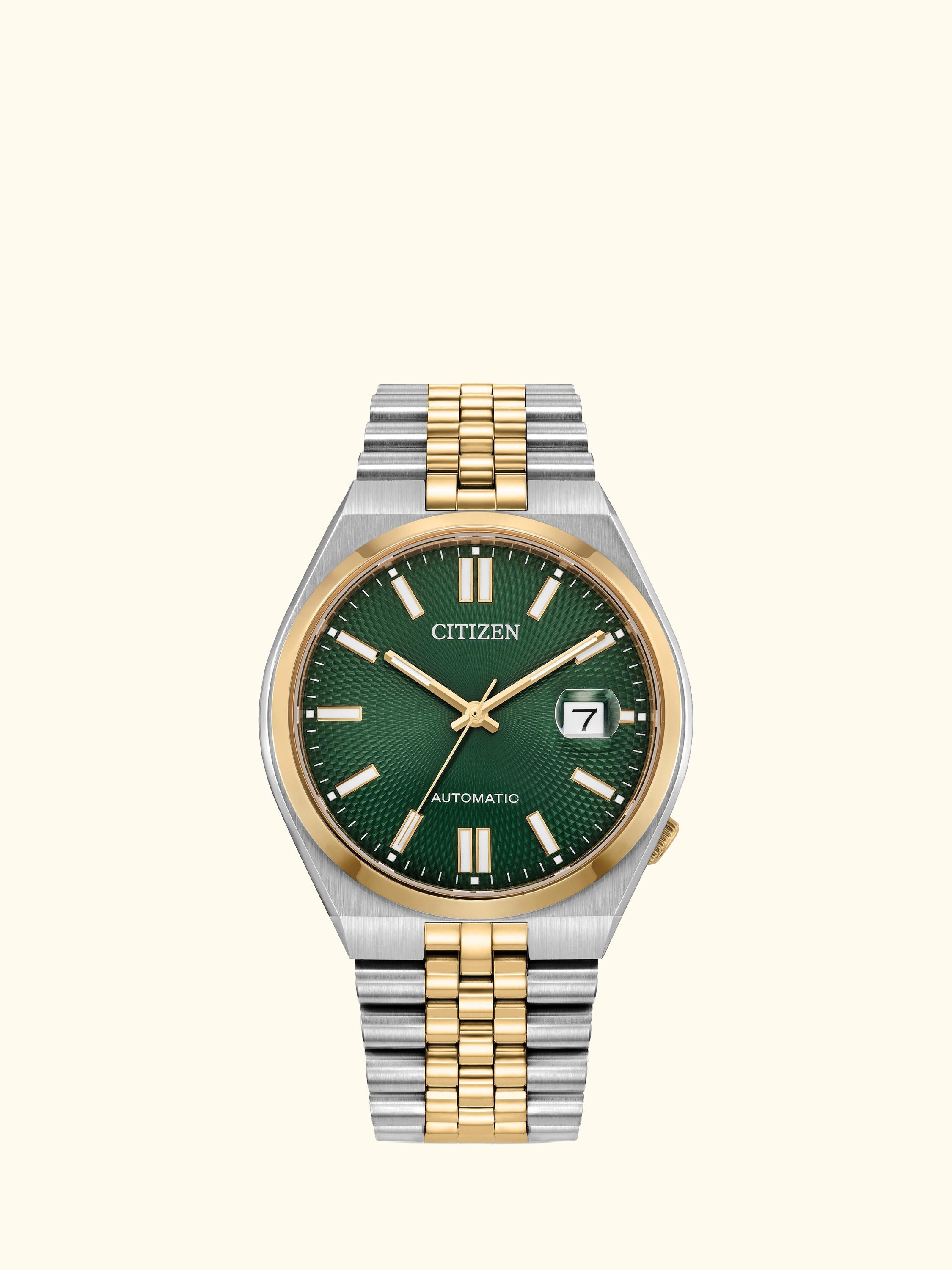 NK0024-54X Unisex TSUYOSA 60 Bracelet Strap Watch, Green