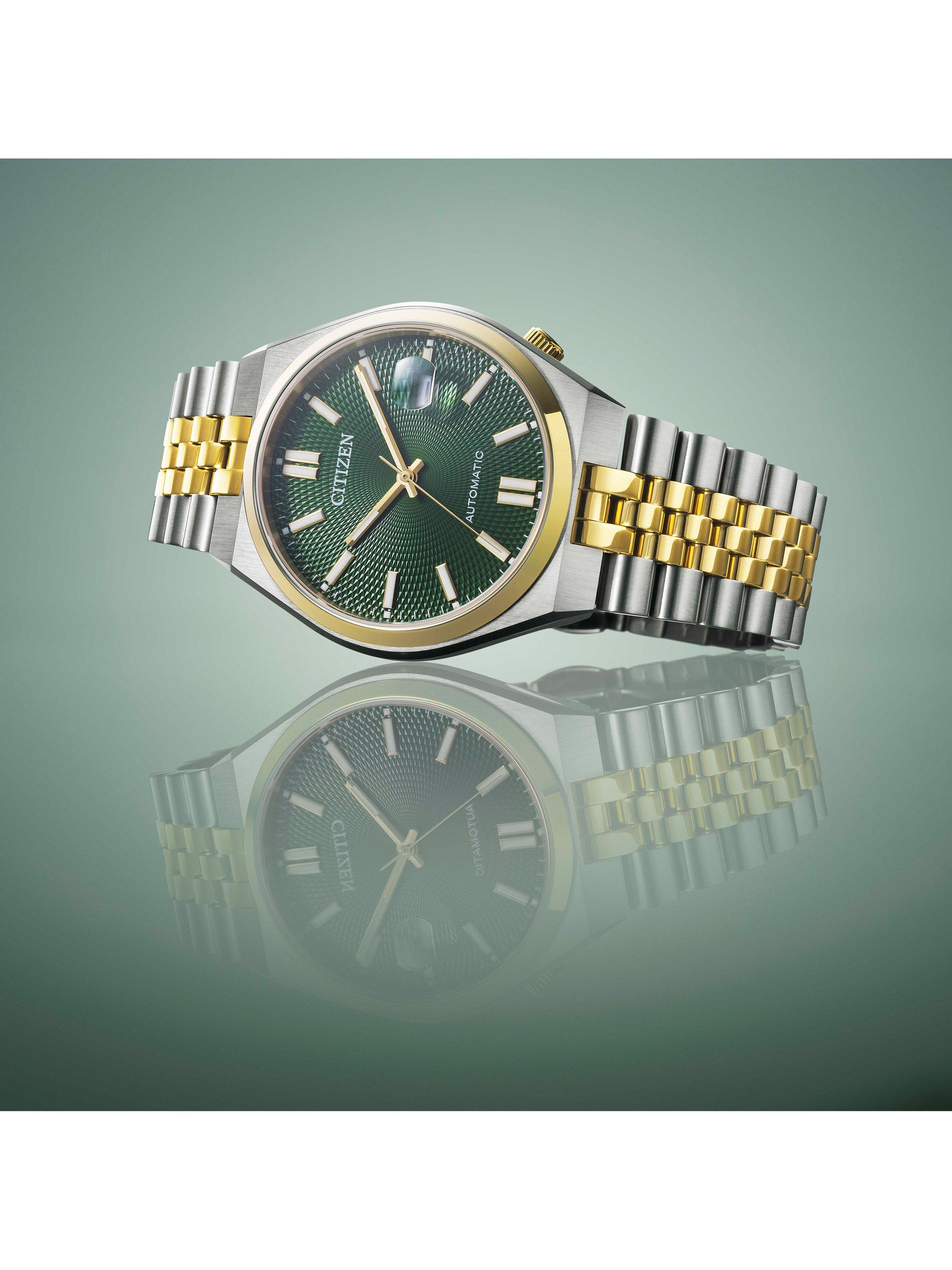 NK0024-54X Unisex TSUYOSA 60 Bracelet Strap Watch, Green