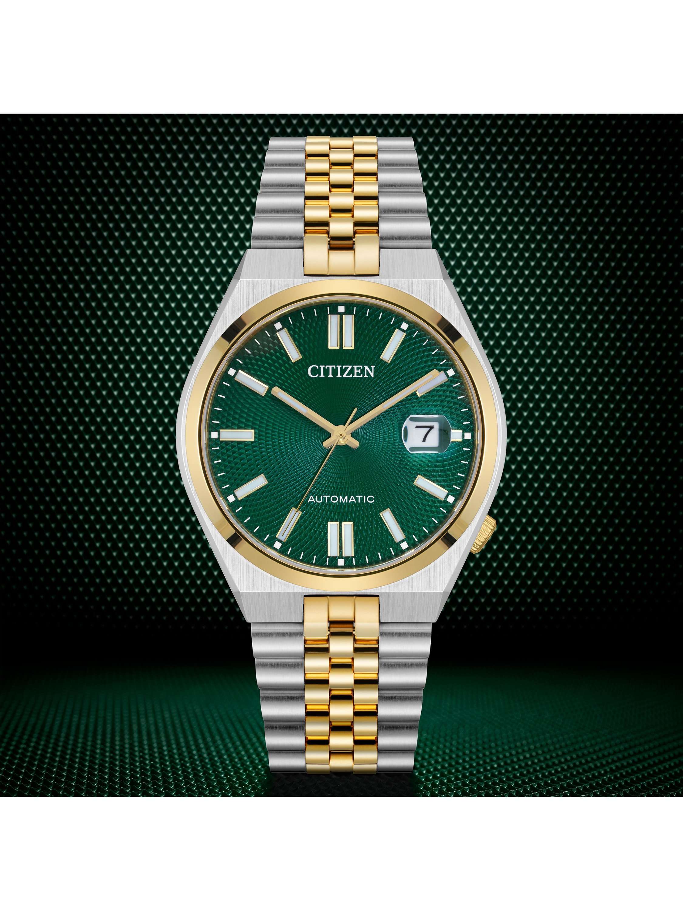 NK0024-54X Unisex TSUYOSA 60 Bracelet Strap Watch, Green
