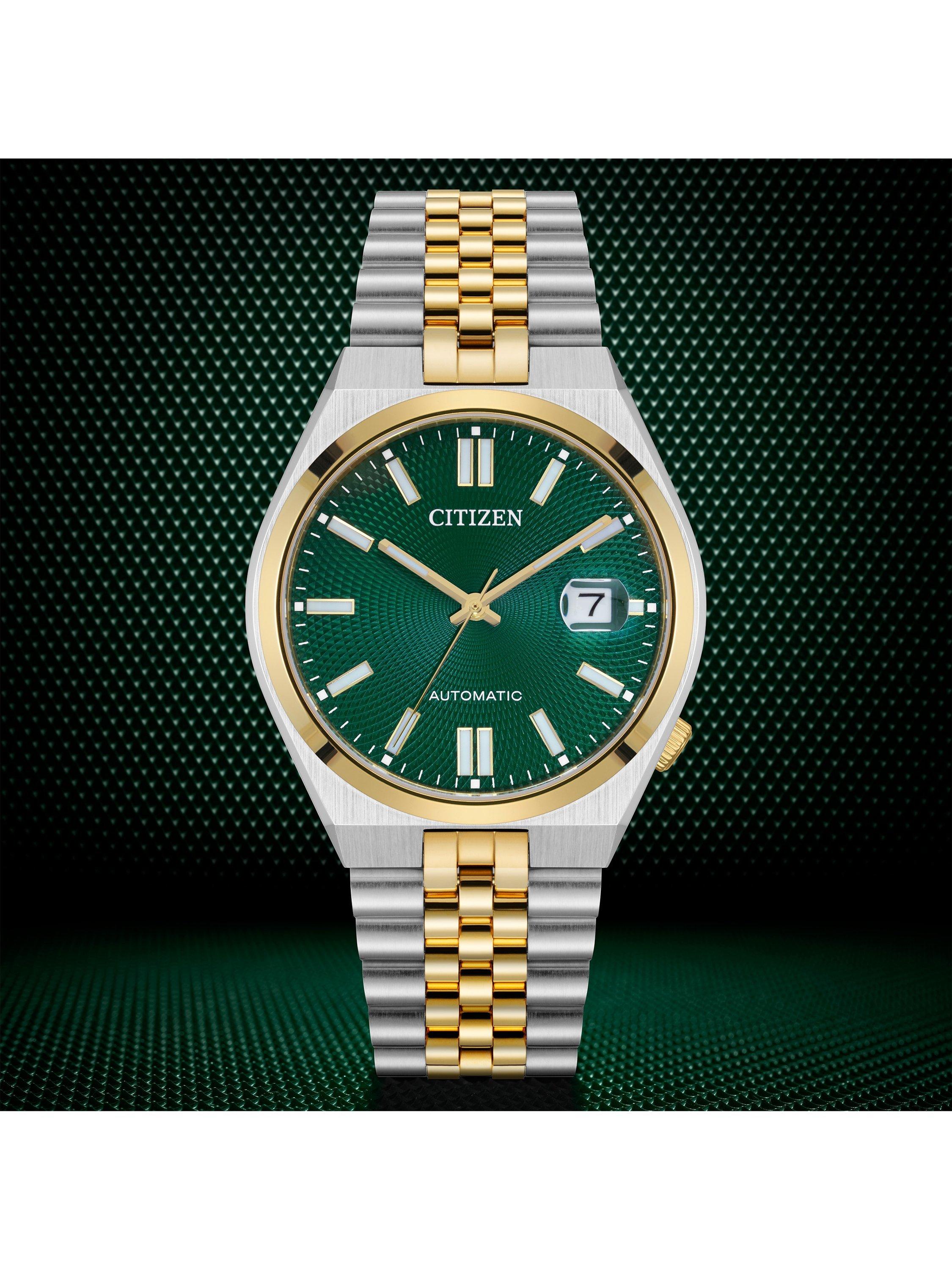 NK0024-54X Unisex TSUYOSA 60 Bracelet Strap Watch, Green