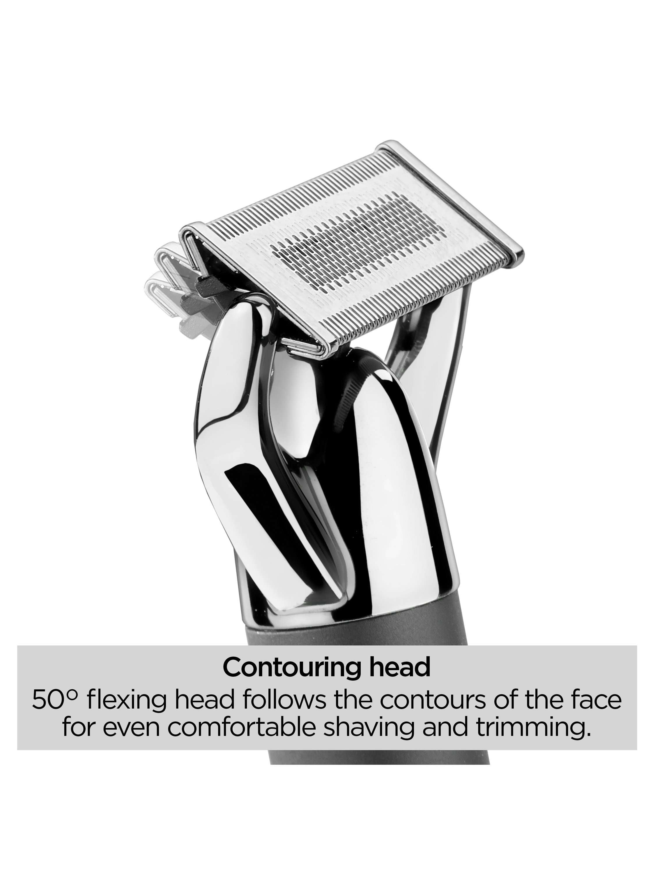 Super-X Metal Series X-Blade Beard & Stubble Trimmer, Chrome