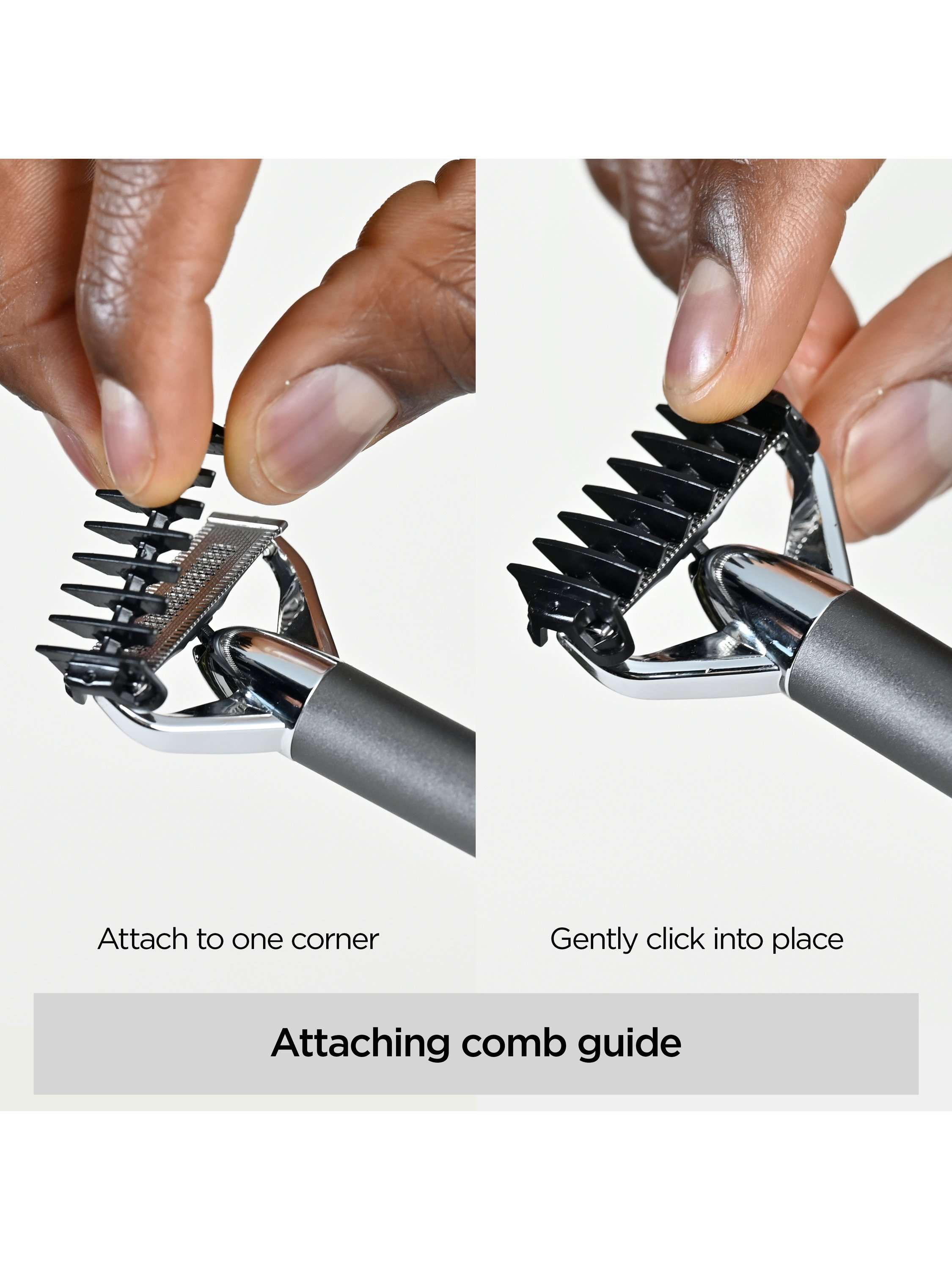 Super-X Metal Series X-Blade Beard & Stubble Trimmer, Chrome