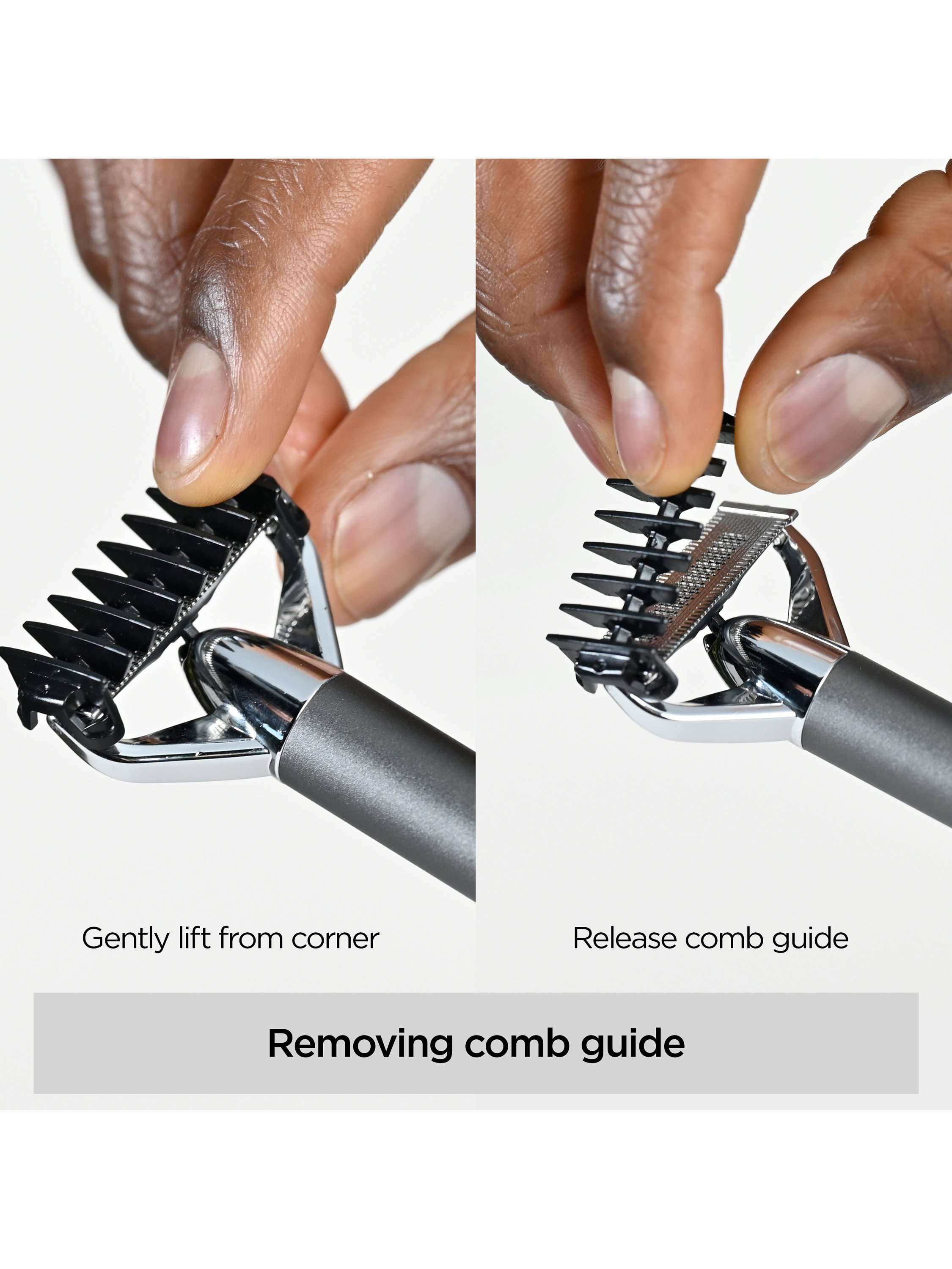 Super-X Metal Series X-Blade Beard & Stubble Trimmer, Chrome