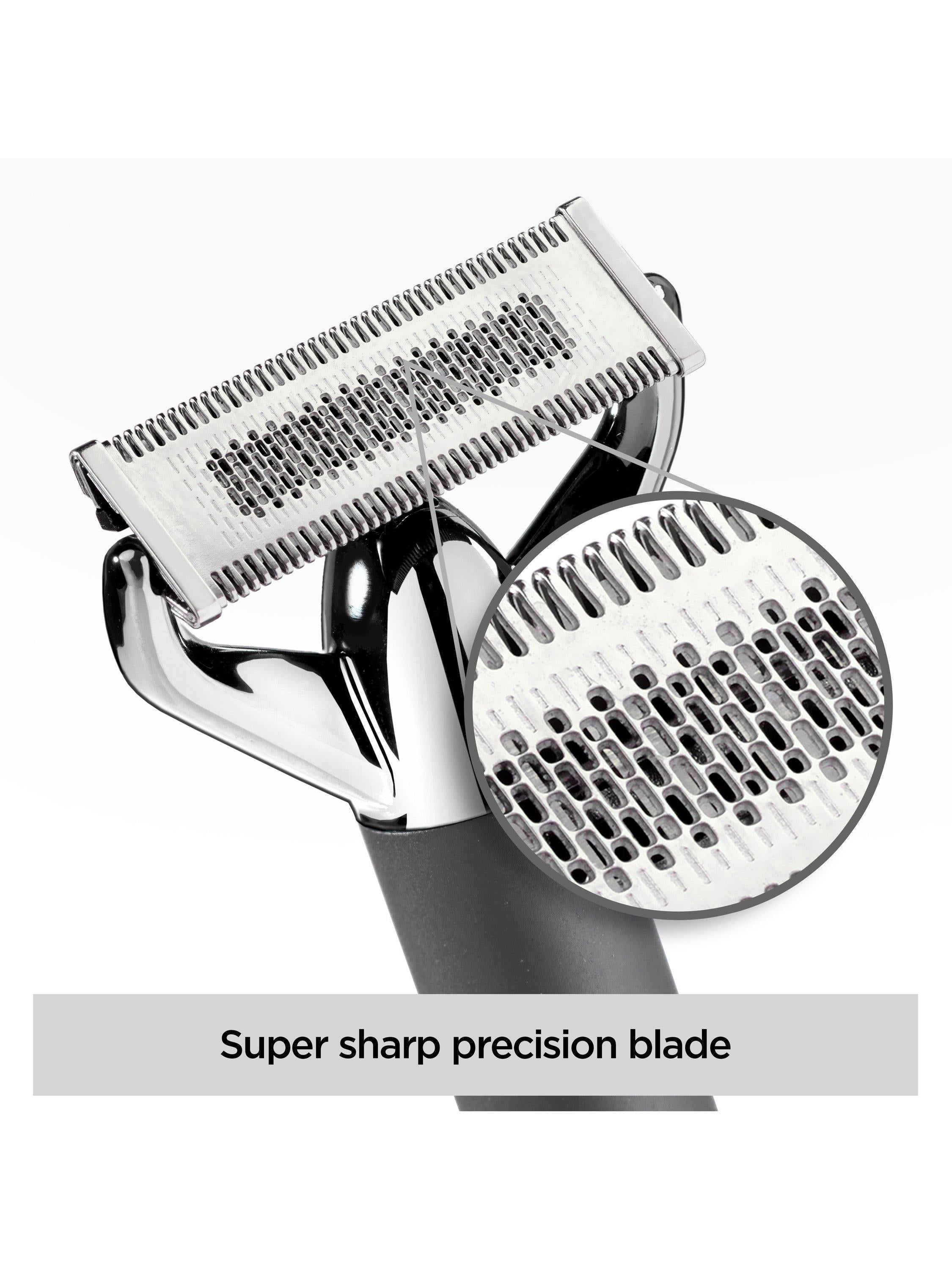 Super-X Metal Series X-Blade Beard & Stubble Trimmer, Chrome