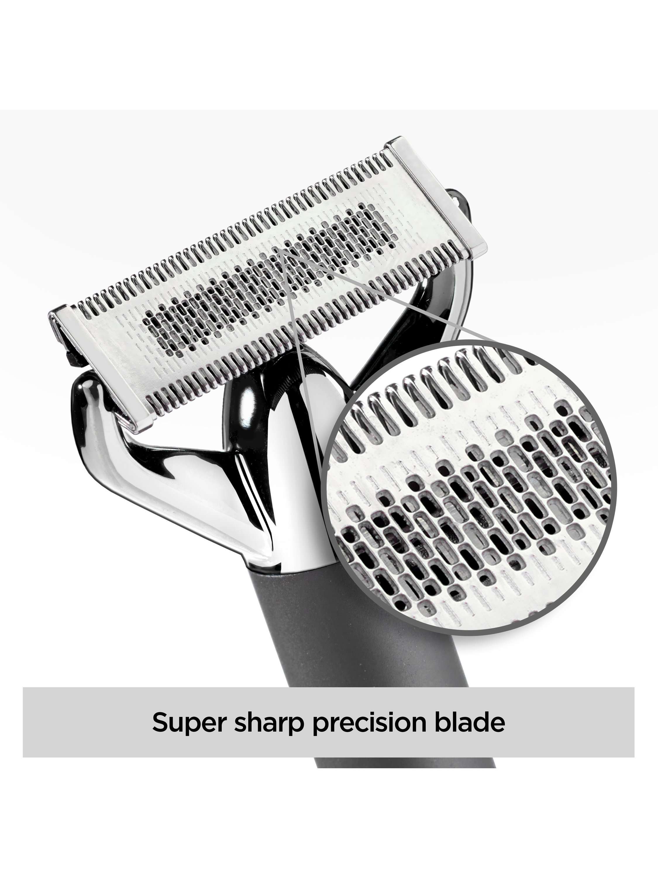 Super-X Metal Series X-Blade Beard & Stubble Trimmer, Chrome