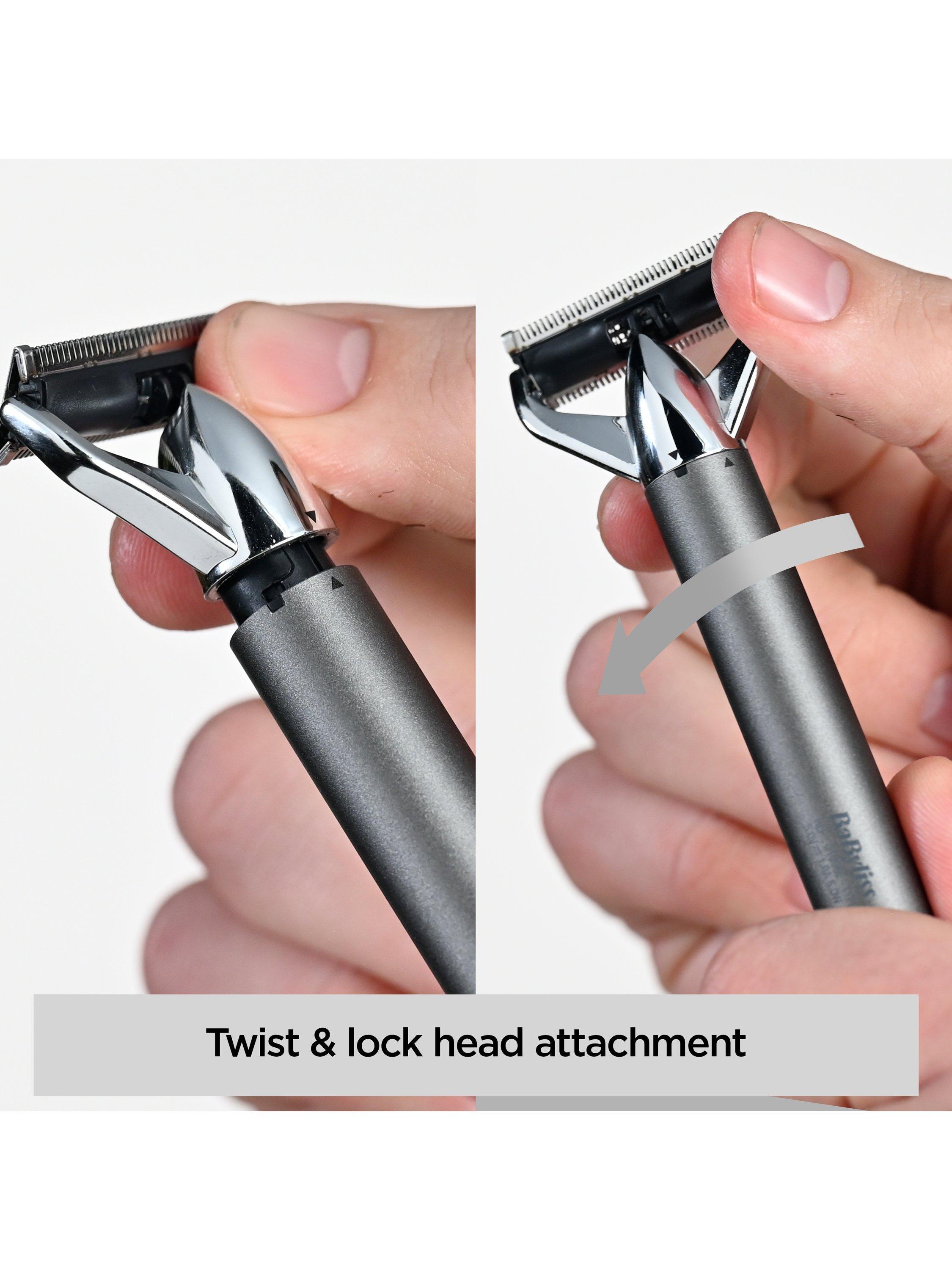 Super-X Metal Series X-Blade Beard & Stubble Trimmer, Chrome