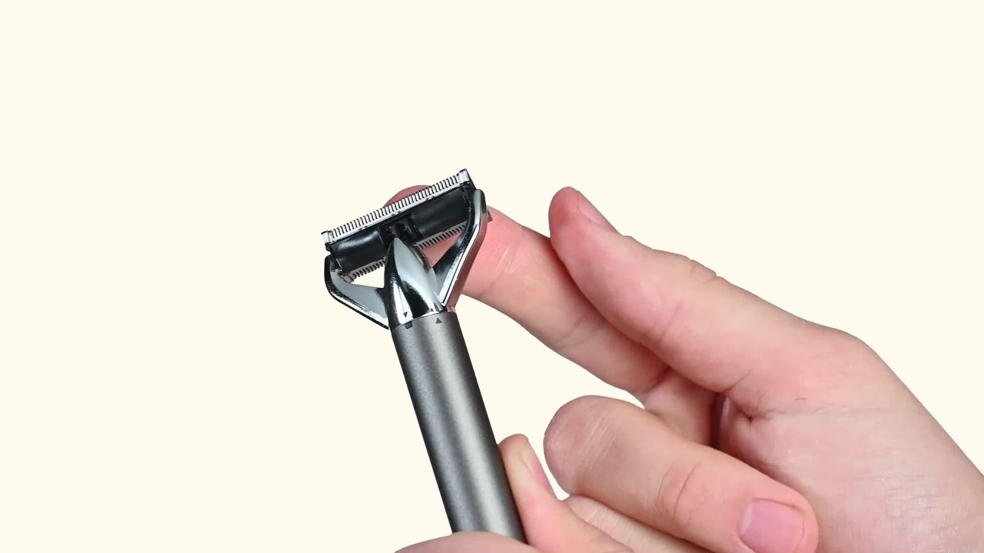Super-X Metal Series X-Blade Beard & Stubble Trimmer, Chrome