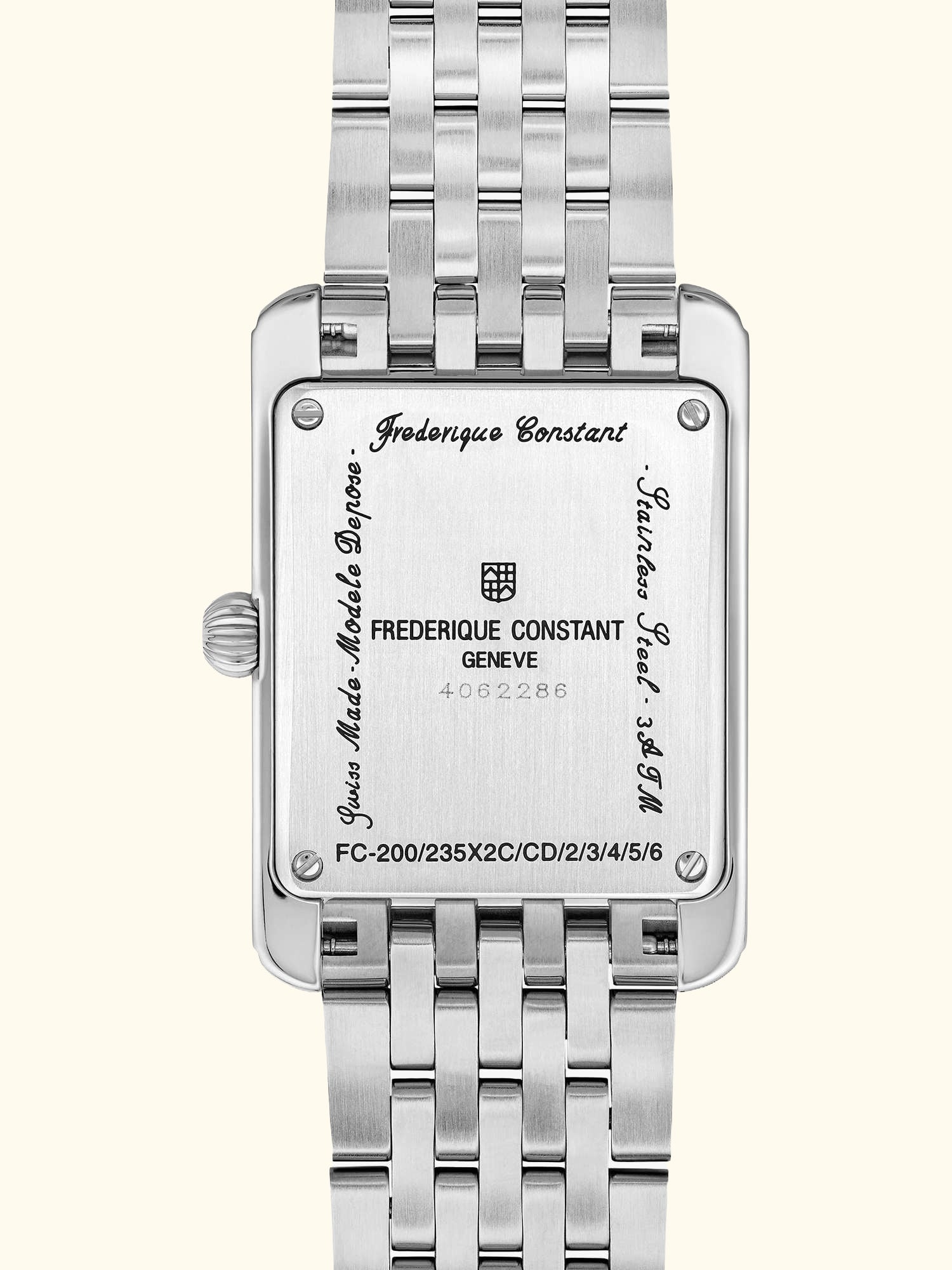 FC-235GR2C6B Ladies Slimline Bracelet Strap Watch, Green