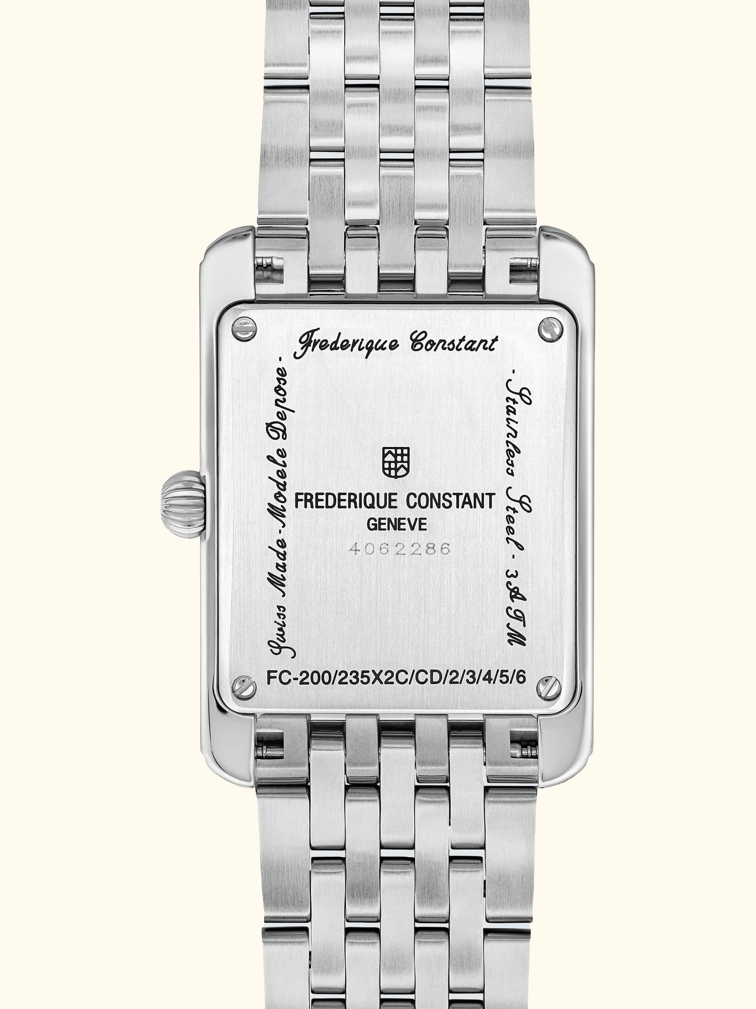 FC-235GR2C6B Ladies Slimline Bracelet Strap Watch, Green