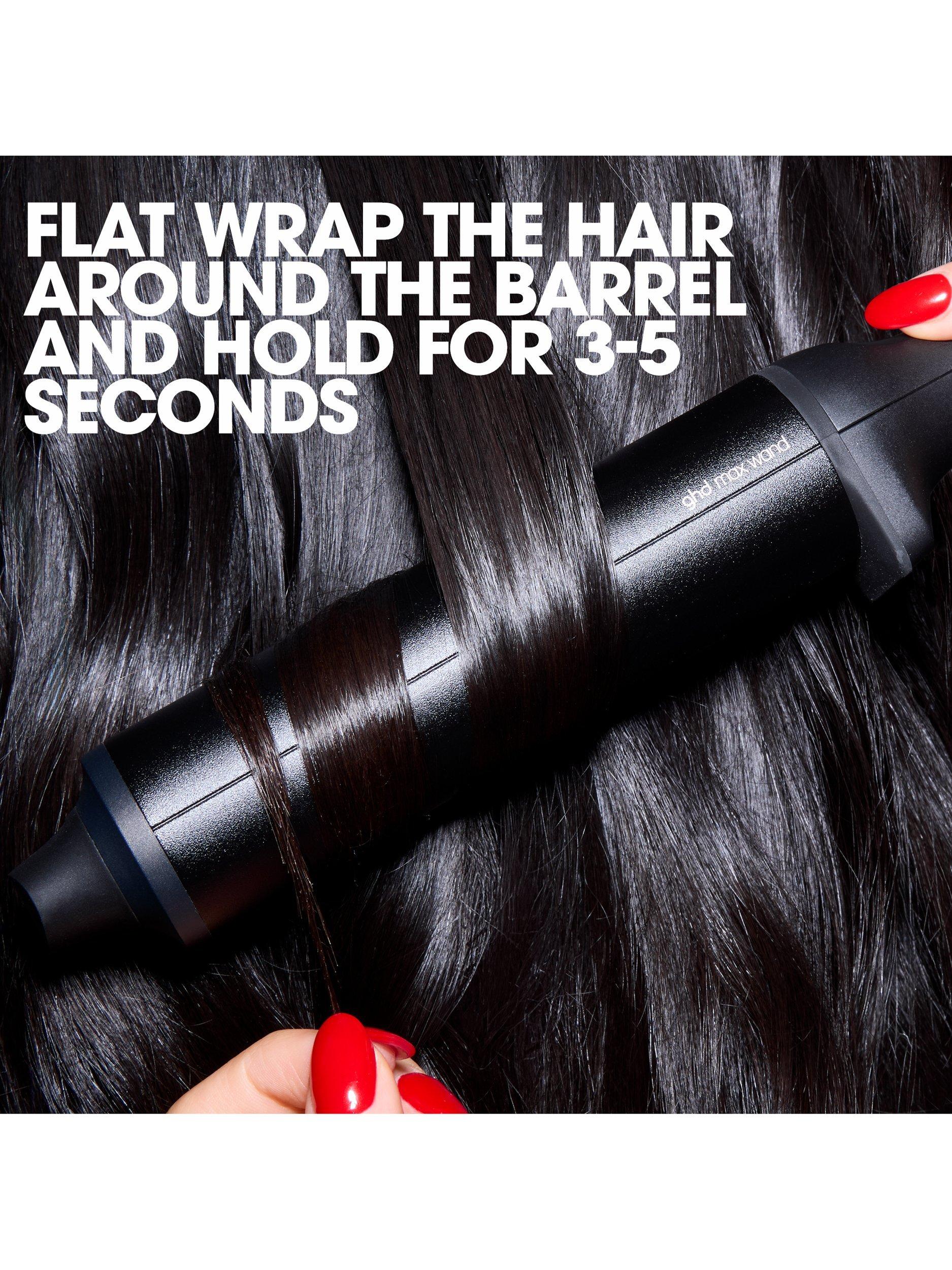 Chronos Curve Max Wand 38mm Hair Curler, Black