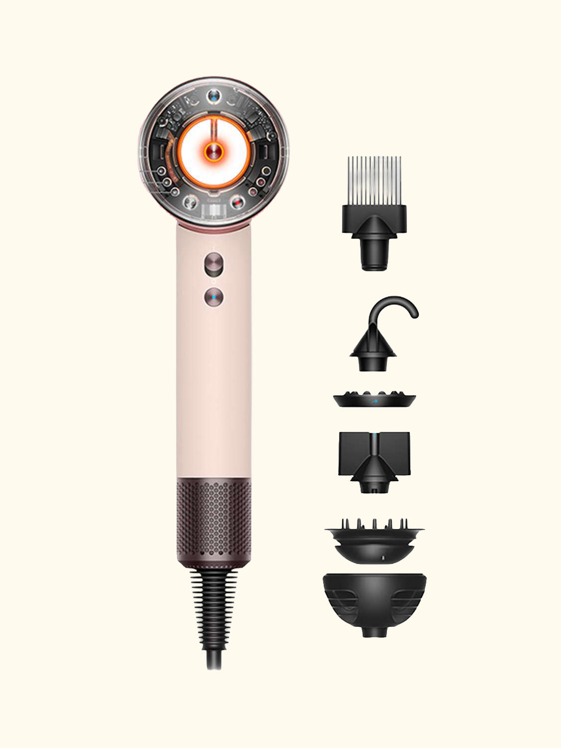 Supersonic Nural™ Curly to Coily Hair Dryer, Ceramic Pink
