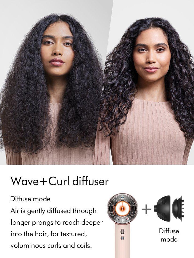 Supersonic Nural™ Curly to Coily Hair Dryer, Ceramic Pink