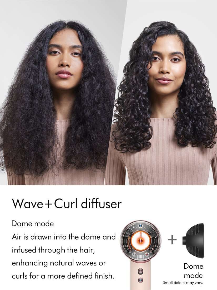 Supersonic Nural™ Curly to Coily Hair Dryer, Ceramic Pink