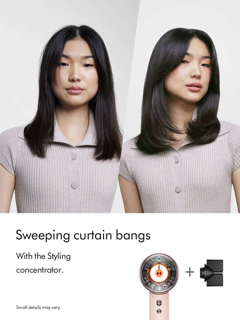 Supersonic Nural™ Straight+Wavy Hair Dryer, Ceramic Pink