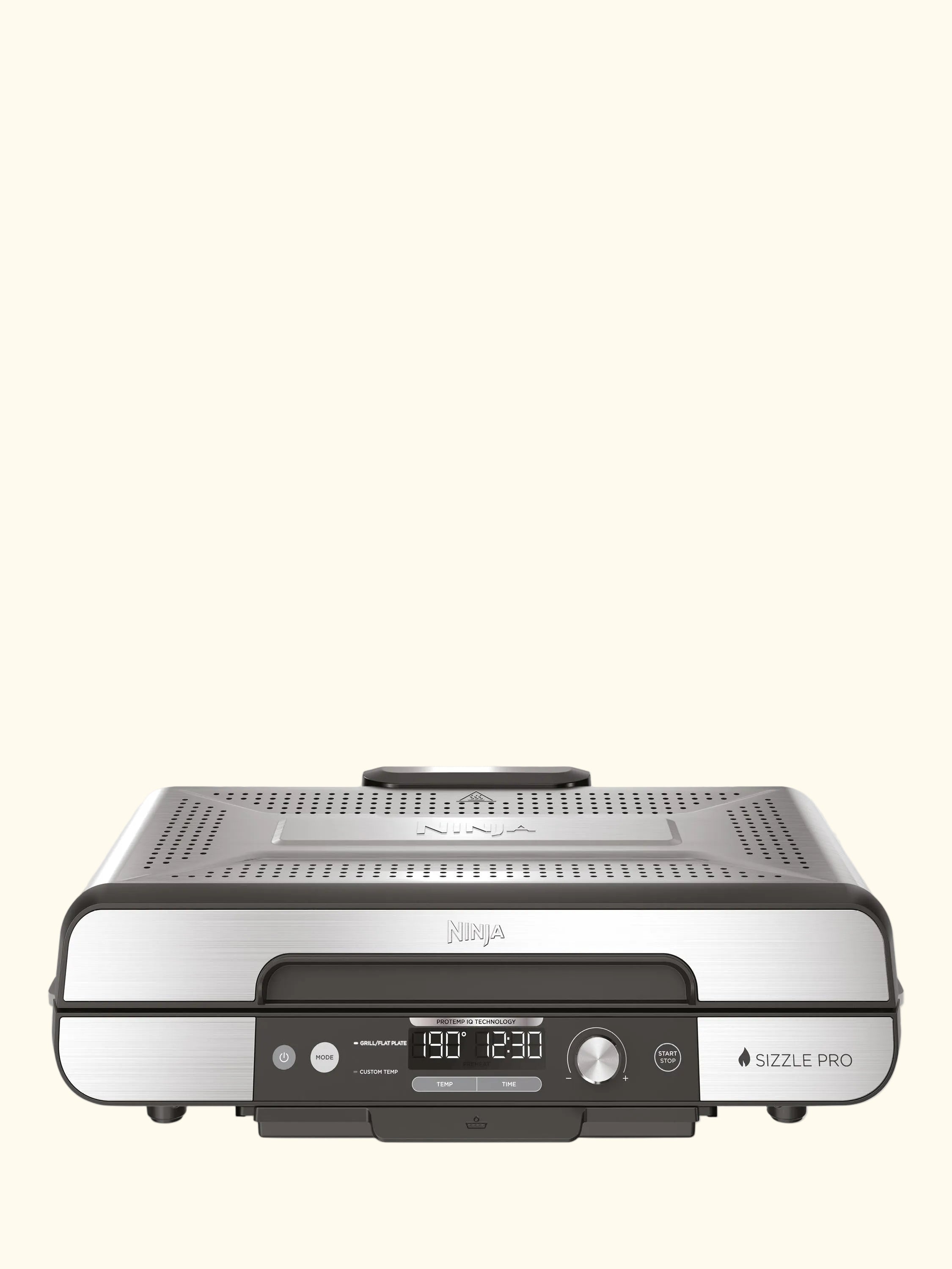 Sizzle Pro GX101UK XL Grill & Flat Plate, Black