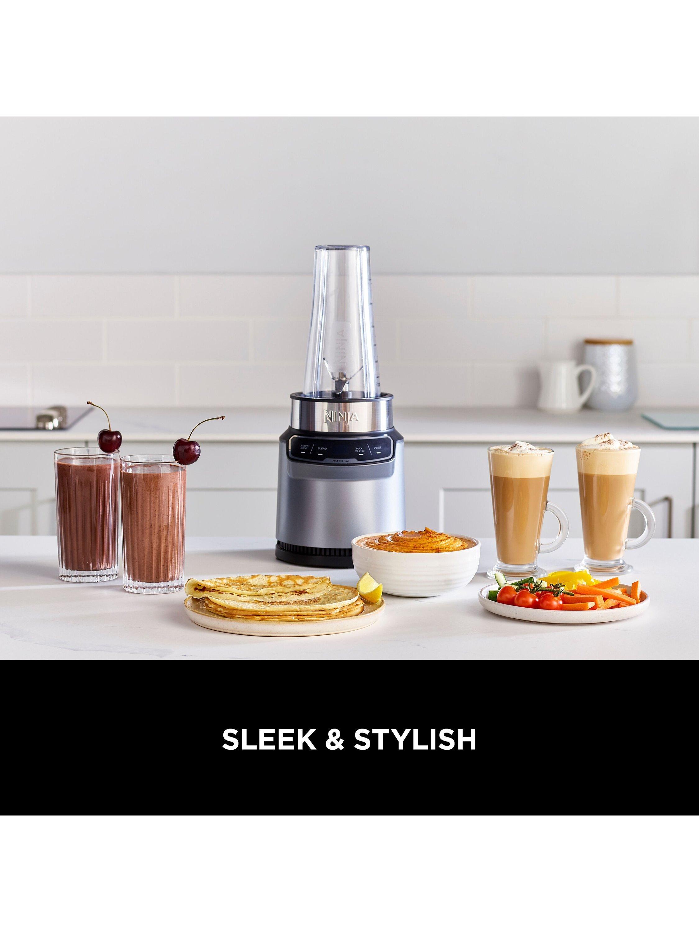 BN500UK Food Processor & Blender with Auto IQ, Silver