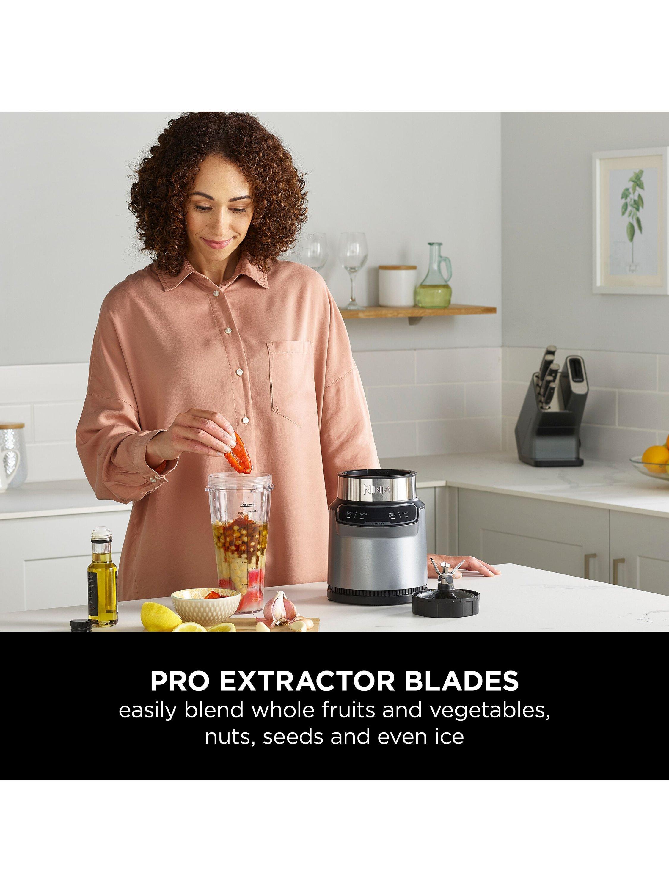 BN500UK Food Processor & Blender with Auto IQ, Silver