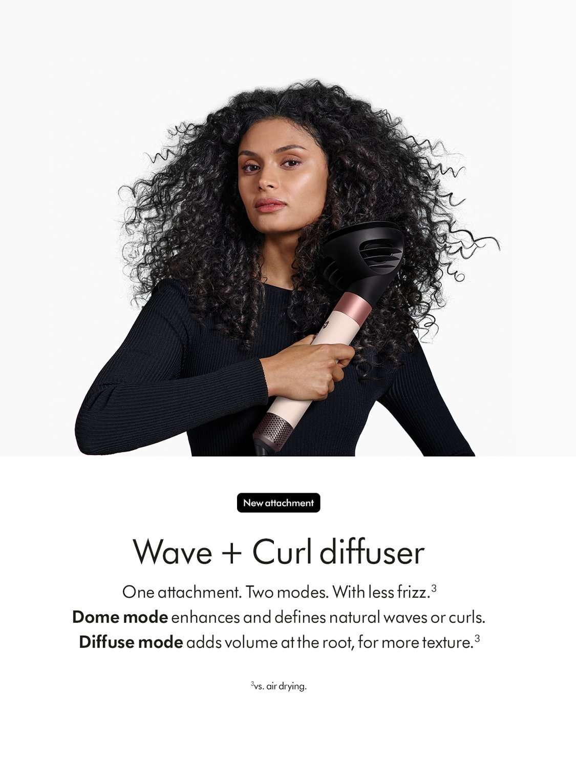 Airwrap™ i.d Hair Styler with Diffuser, Ceramic Pink