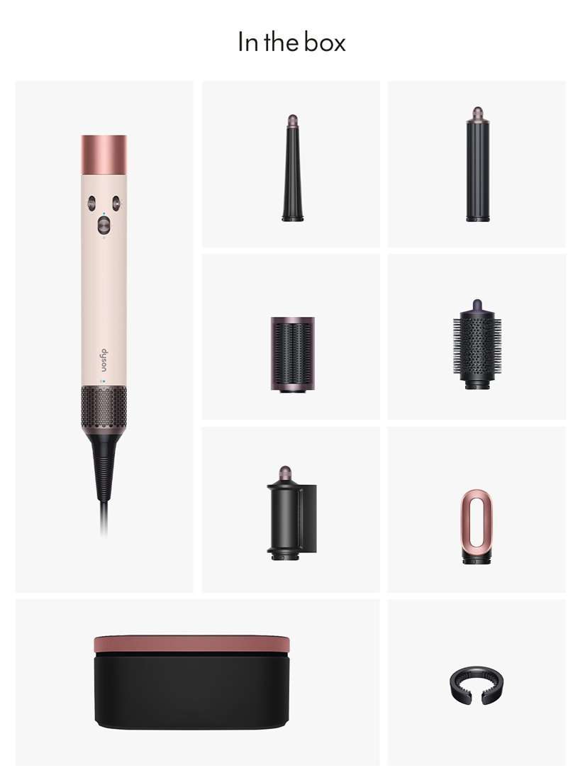 Airwrap i.d.™ Straight+Wavy Hair Styler, Ceramic Pink