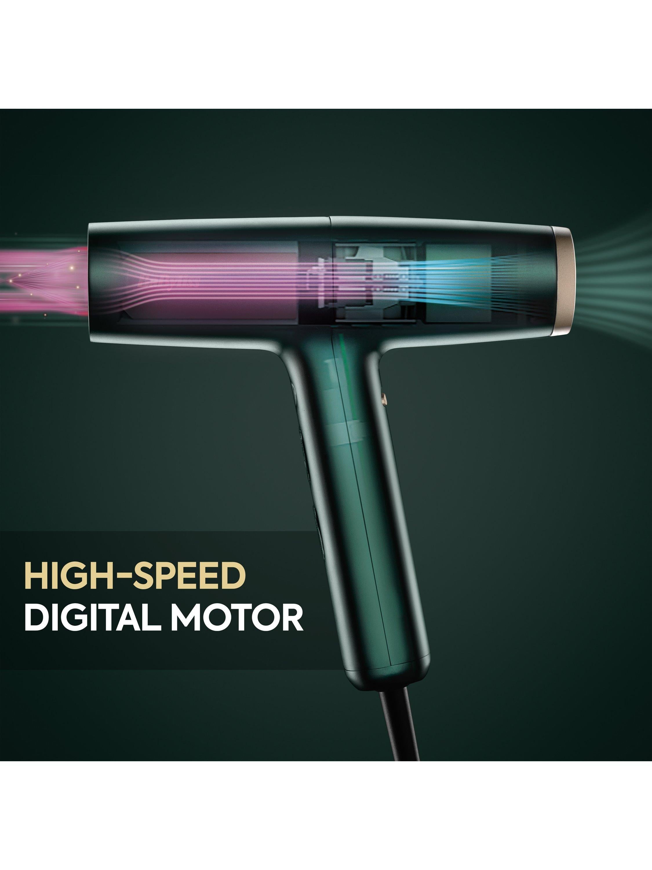 Air Power Pro Hair Dryer, Green