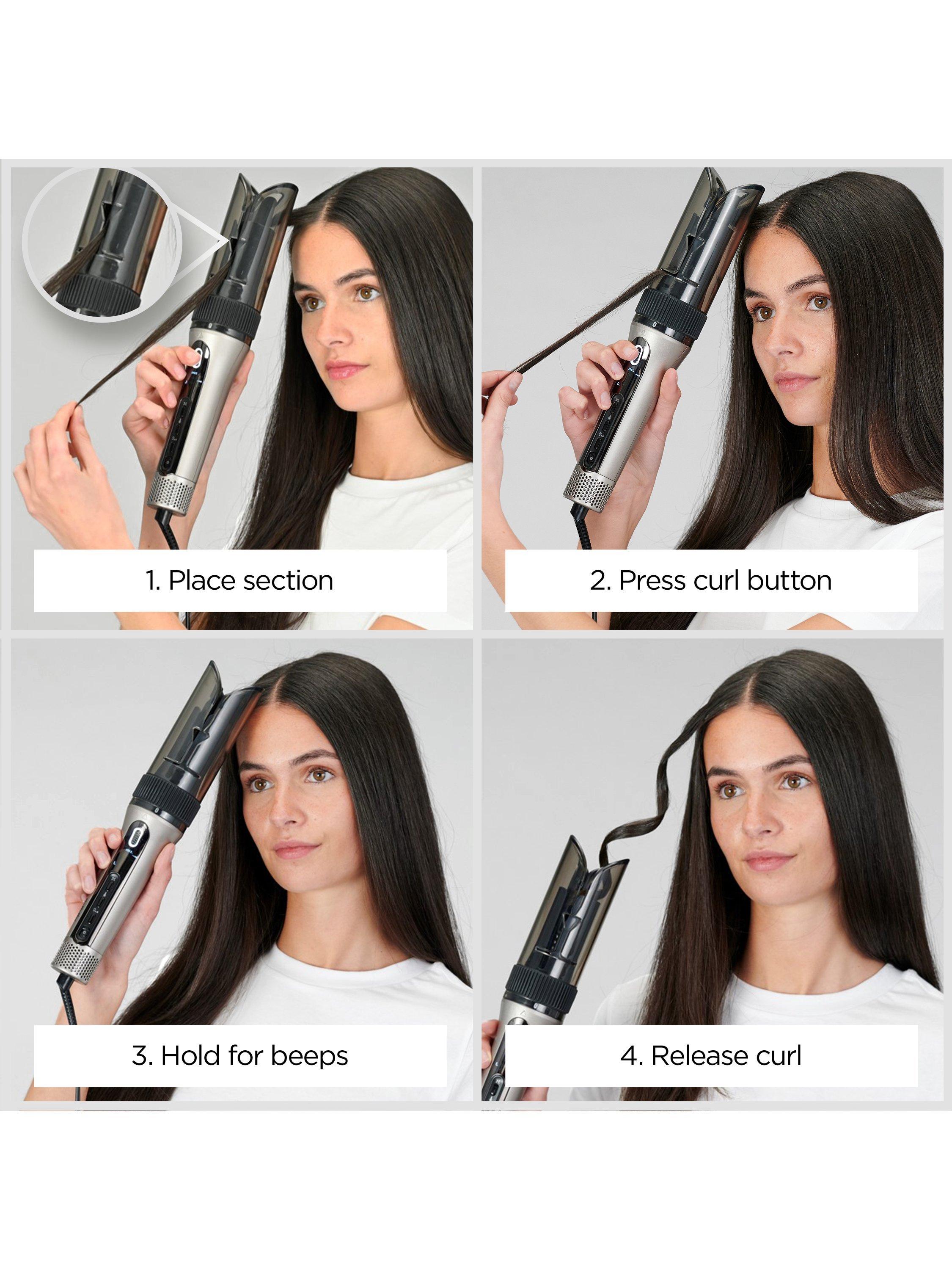 Style Secret Air Automatic Rotating Curler & Waver, Silver