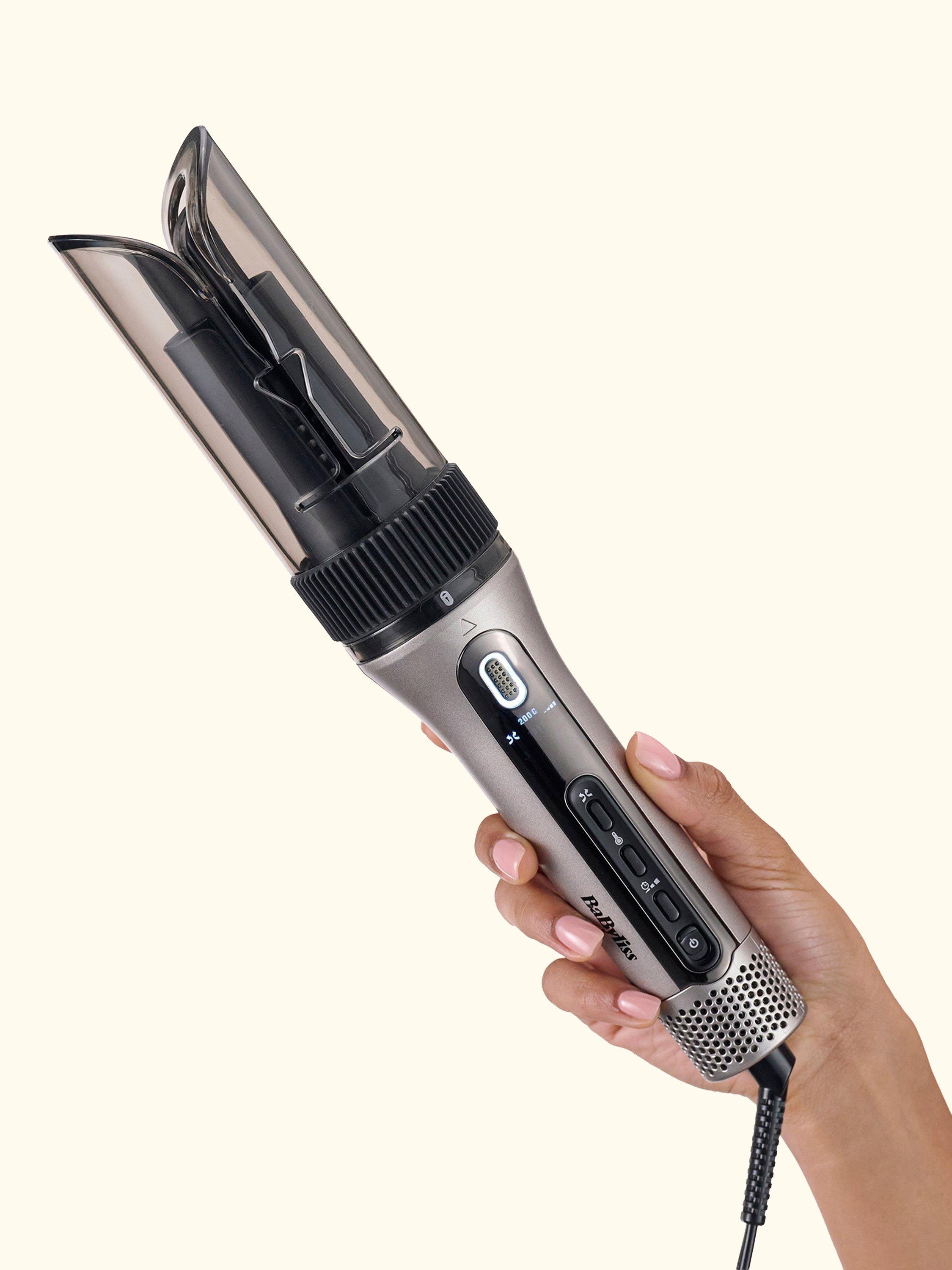 Style Secret Air Automatic Rotating Curler & Waver, Silver