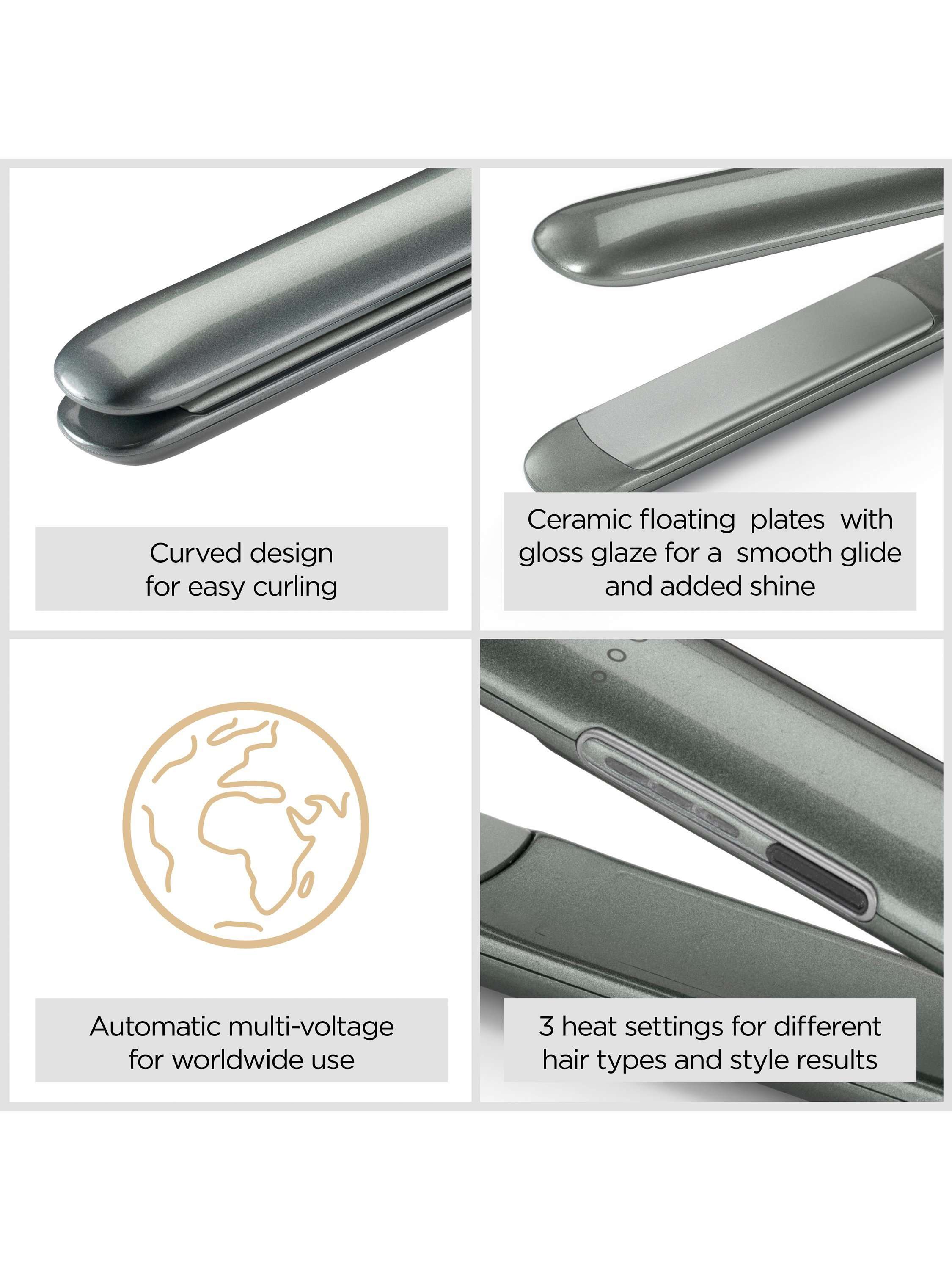Xanadu Styler Hair Straighteners, Green