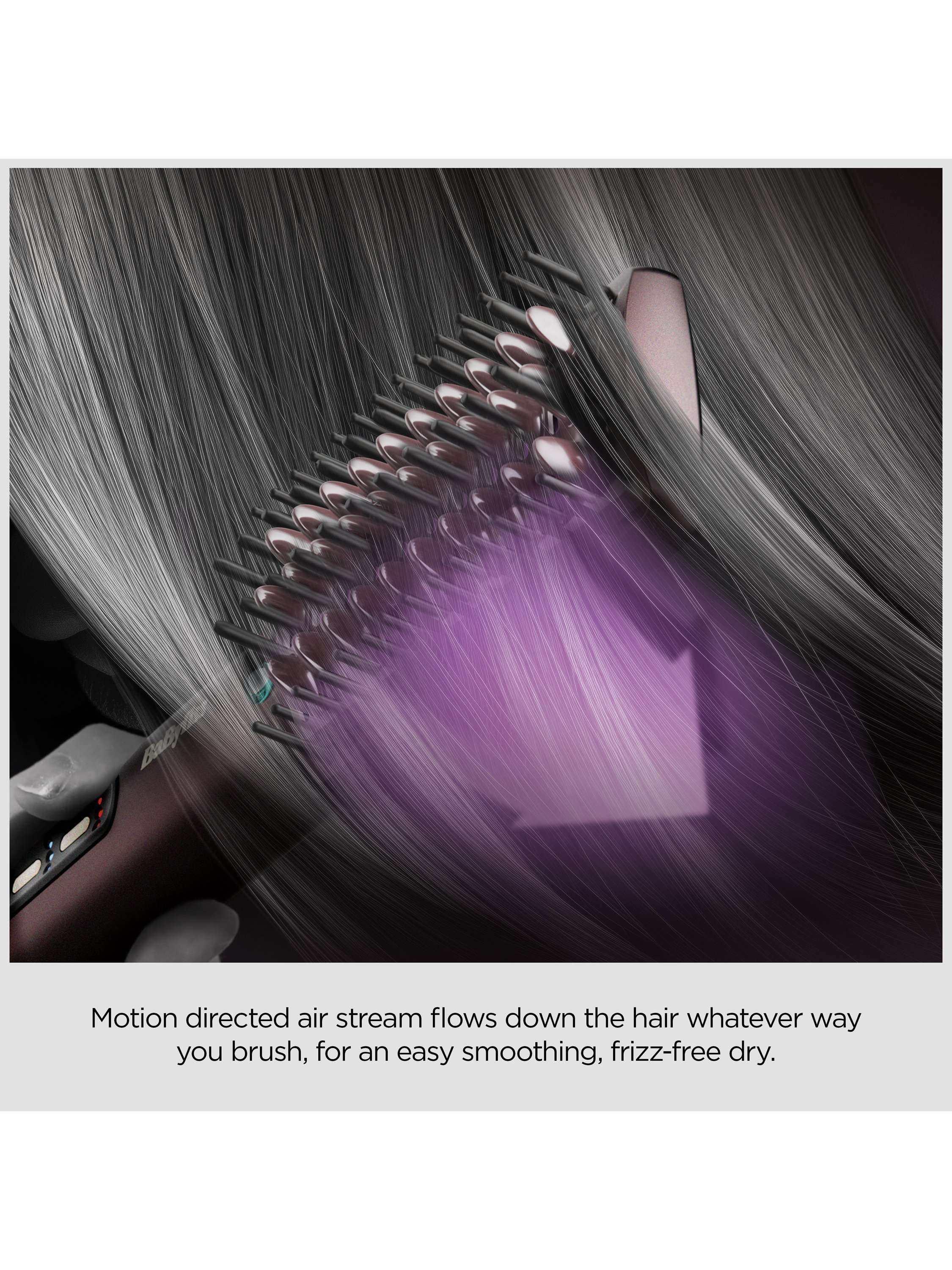 Air Power Smooth Hair Styler, Purple