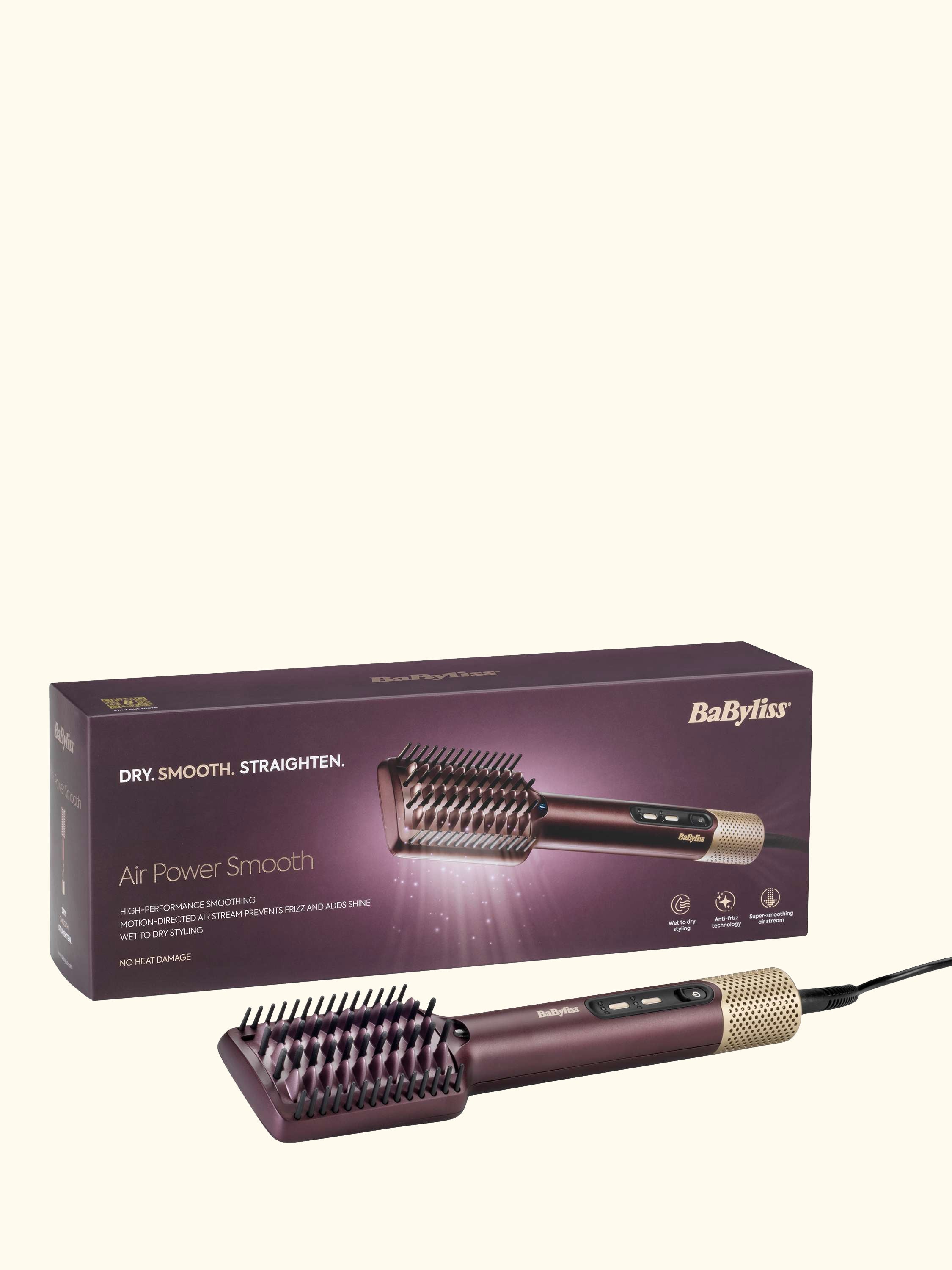 Air Power Smooth Hair Styler, Purple