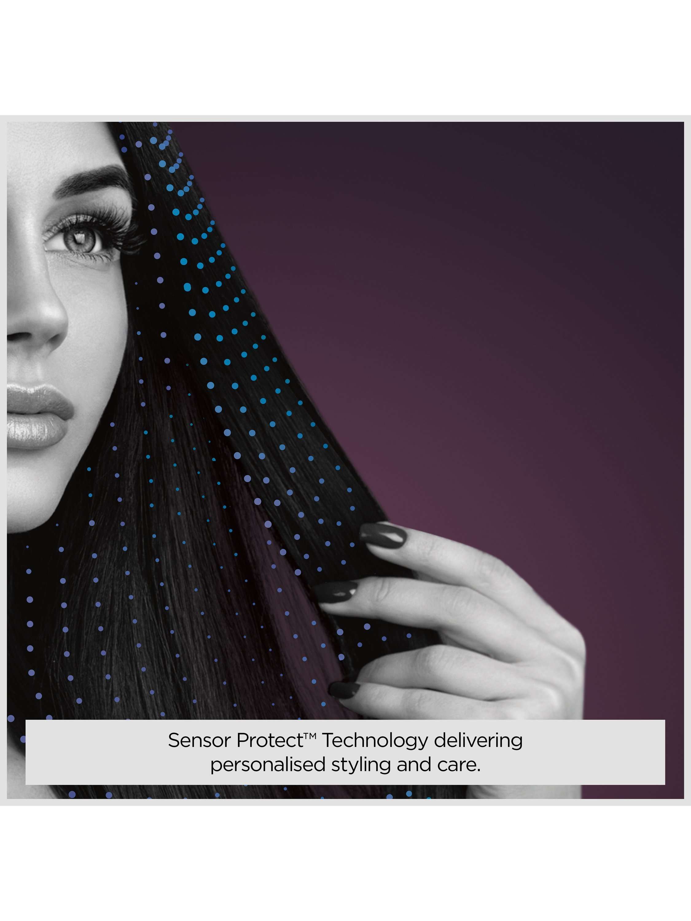 Sensor Protect Styler Intelligent Hair Straighteners, Black
