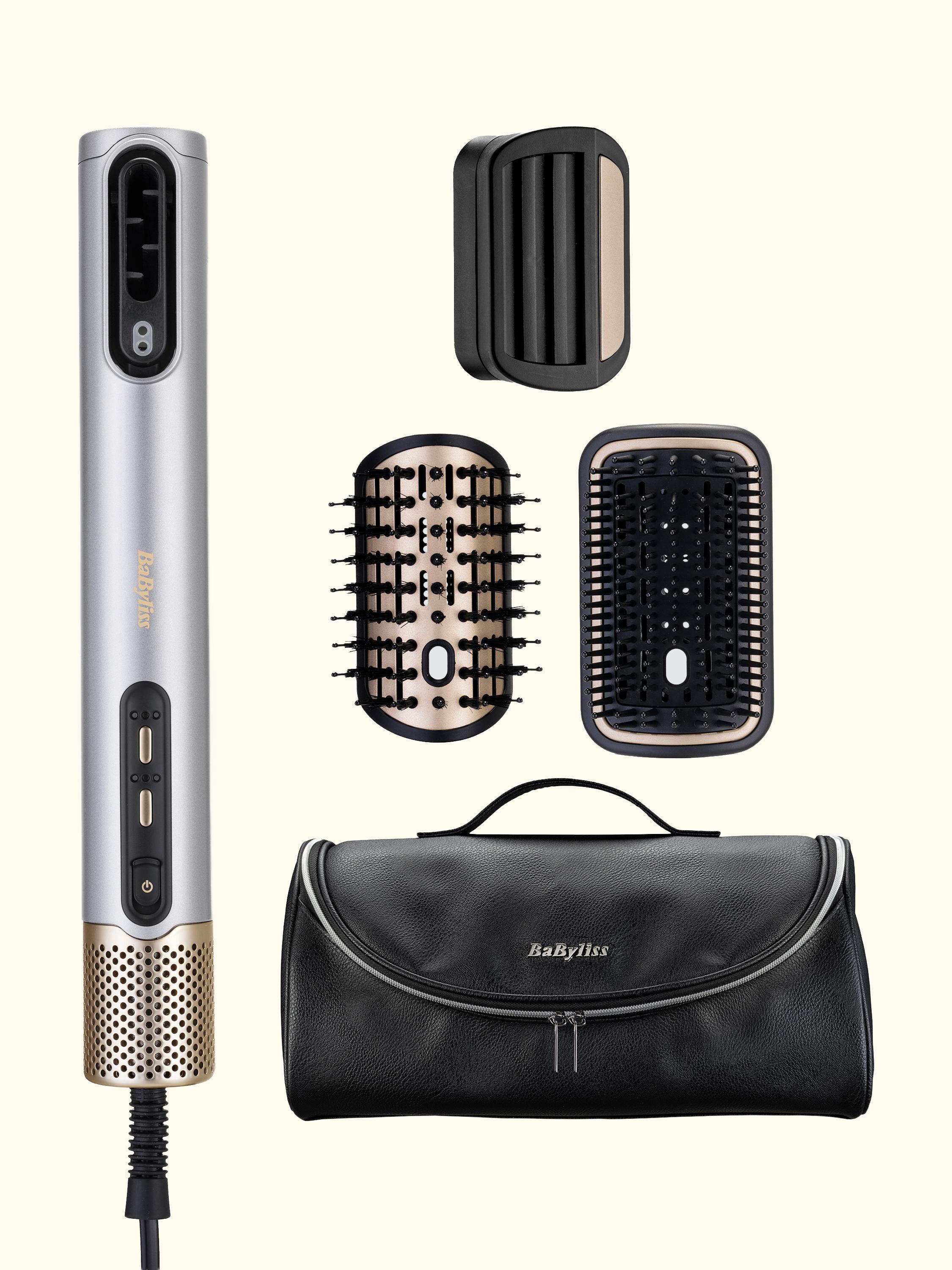 Air Wand Limited Edition Hair Dryer, Smoothing & Volumising All-in-One, Silver